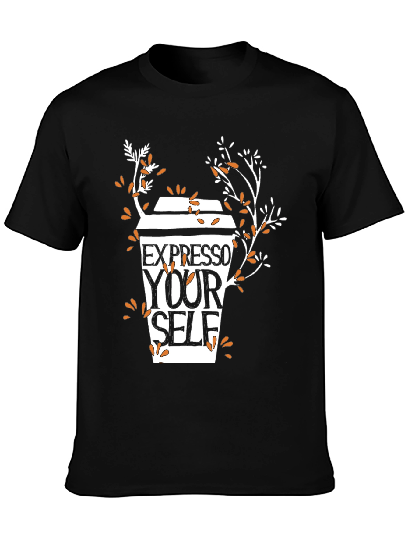 Expresso Yourself Black Graphic Tee