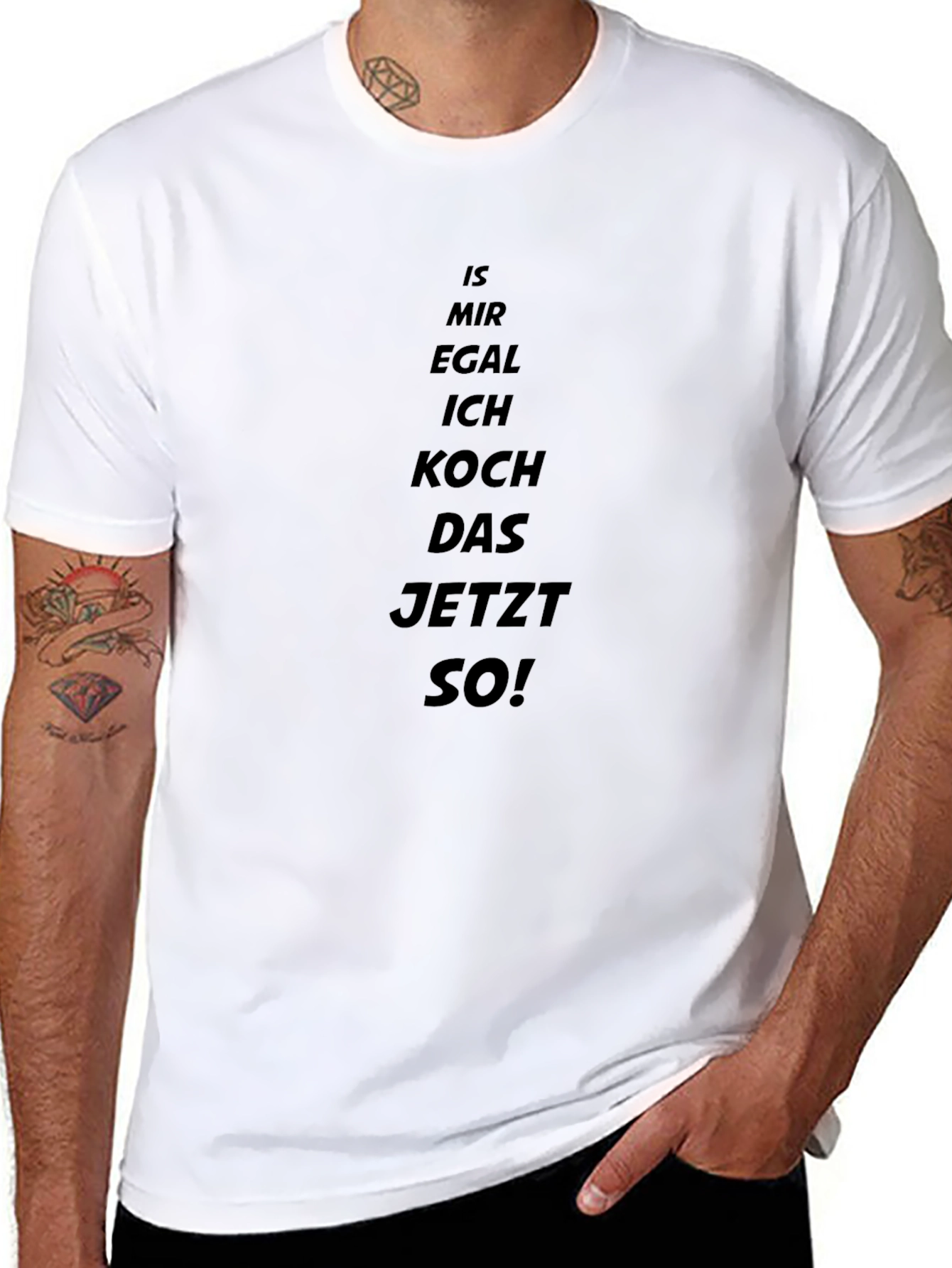 Funny German Chef T-Shirt - Egal Ich Koch Das Jetzt So!