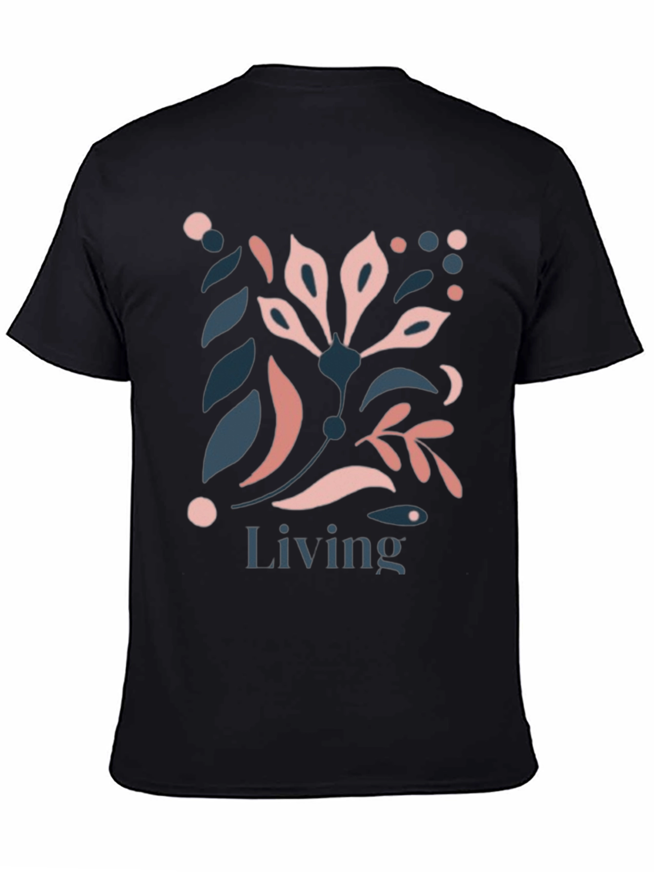 Living Floral Graphic Tee - Stylish Comfort