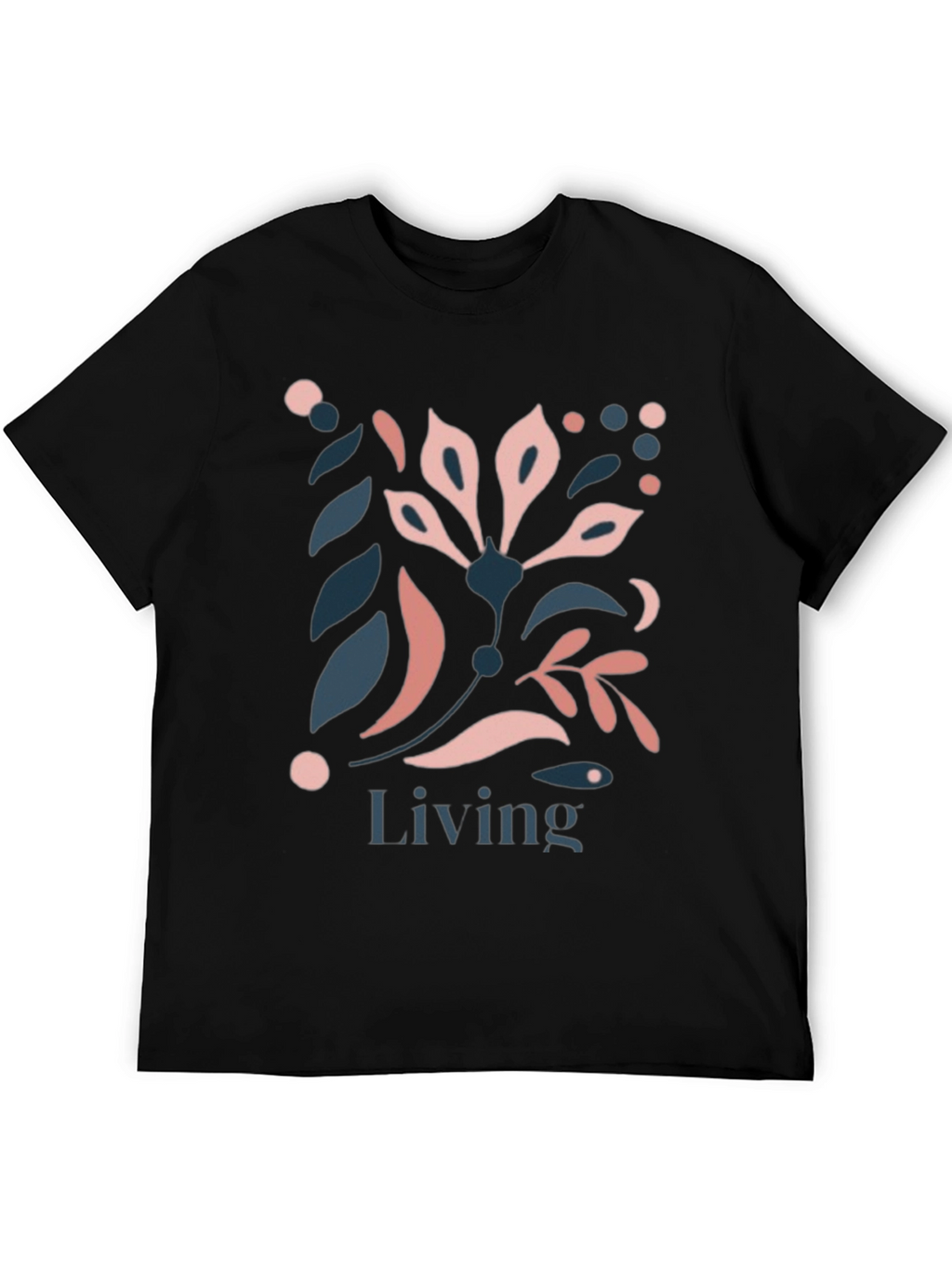 Living Floral Graphic Tee - Stylish Comfort