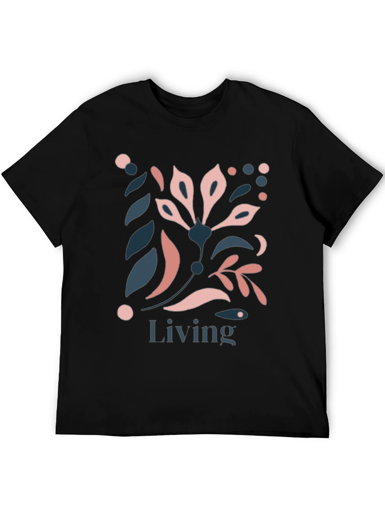 Living Floral Graphic Tee - Stylish Comfort
