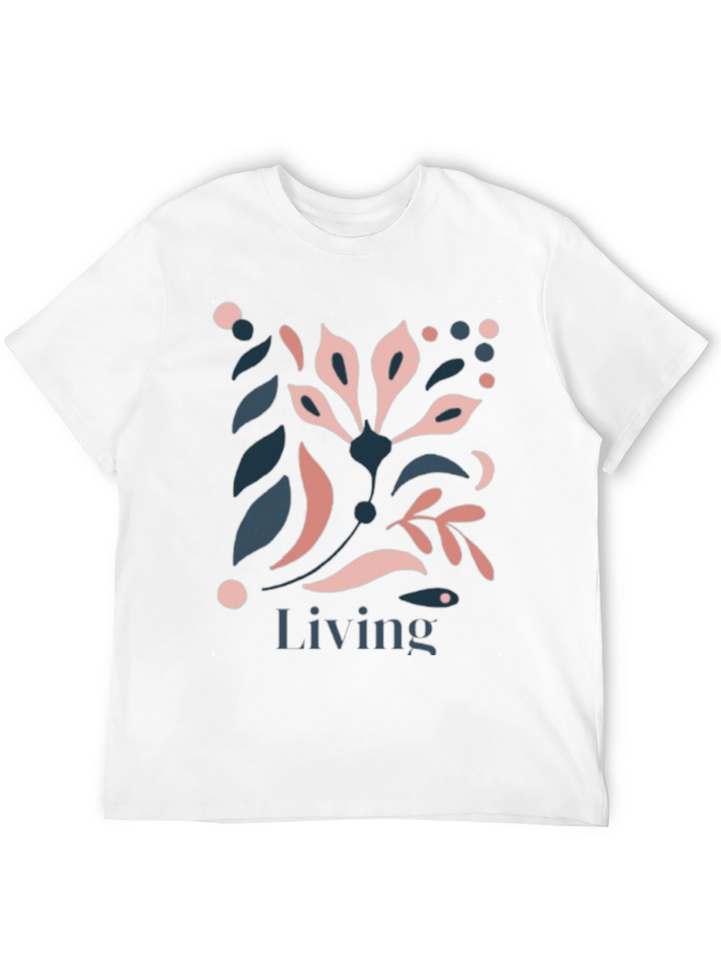 Living Floral Graphic Tee - Stylish Comfort