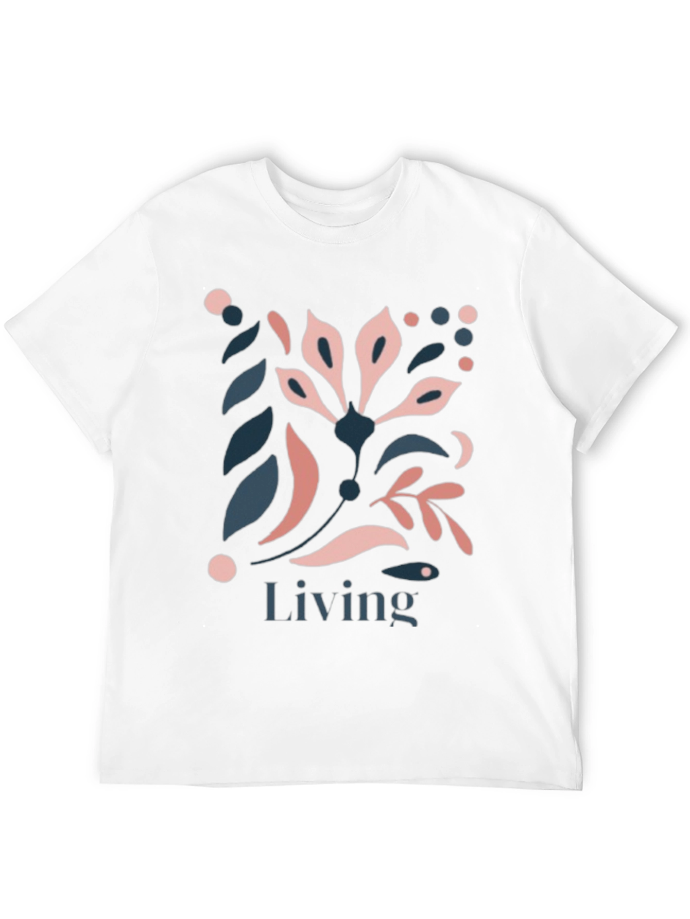 Living Floral Graphic Tee - Stylish Comfort