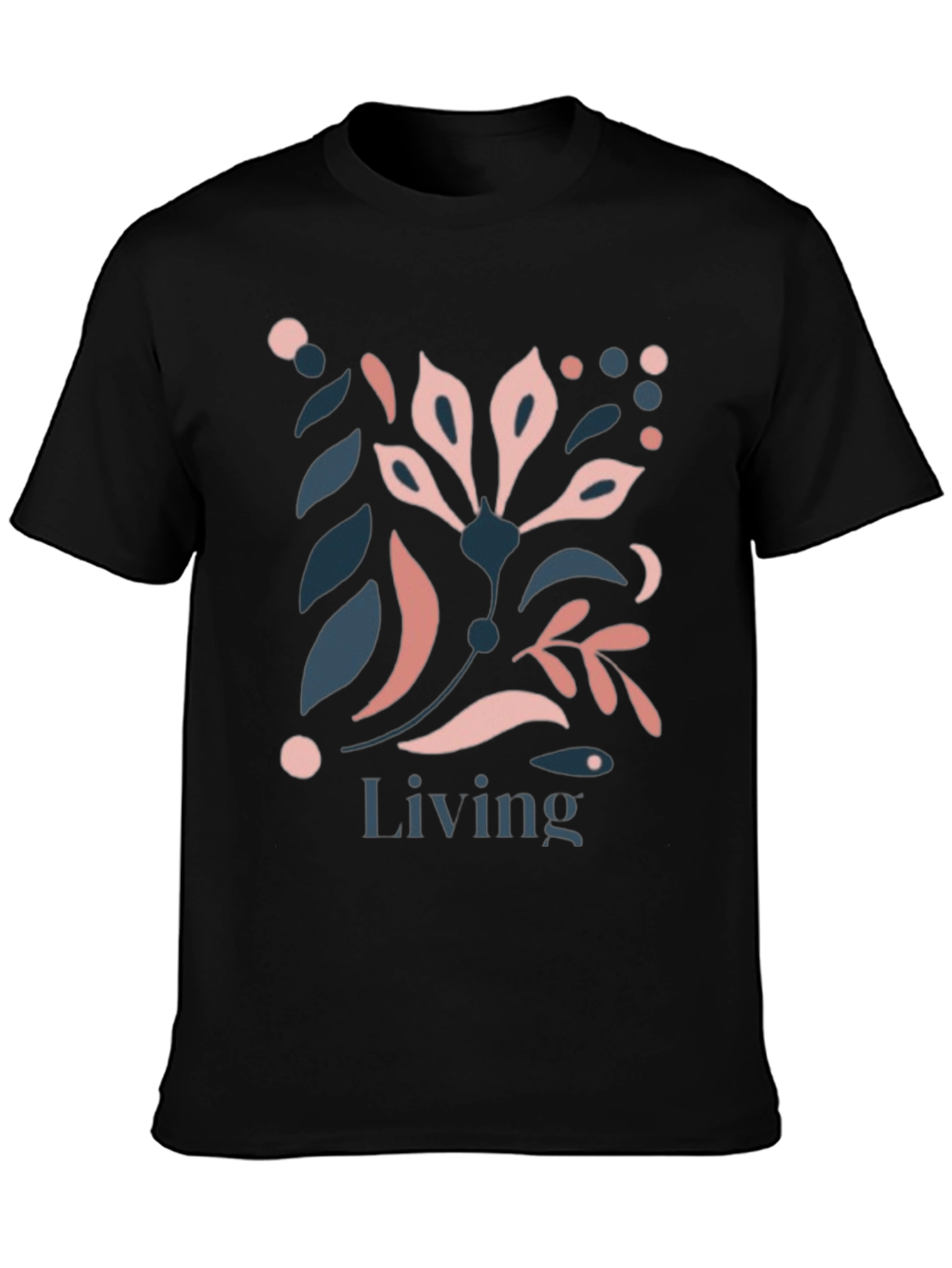 Living Floral Graphic Tee - Stylish Comfort