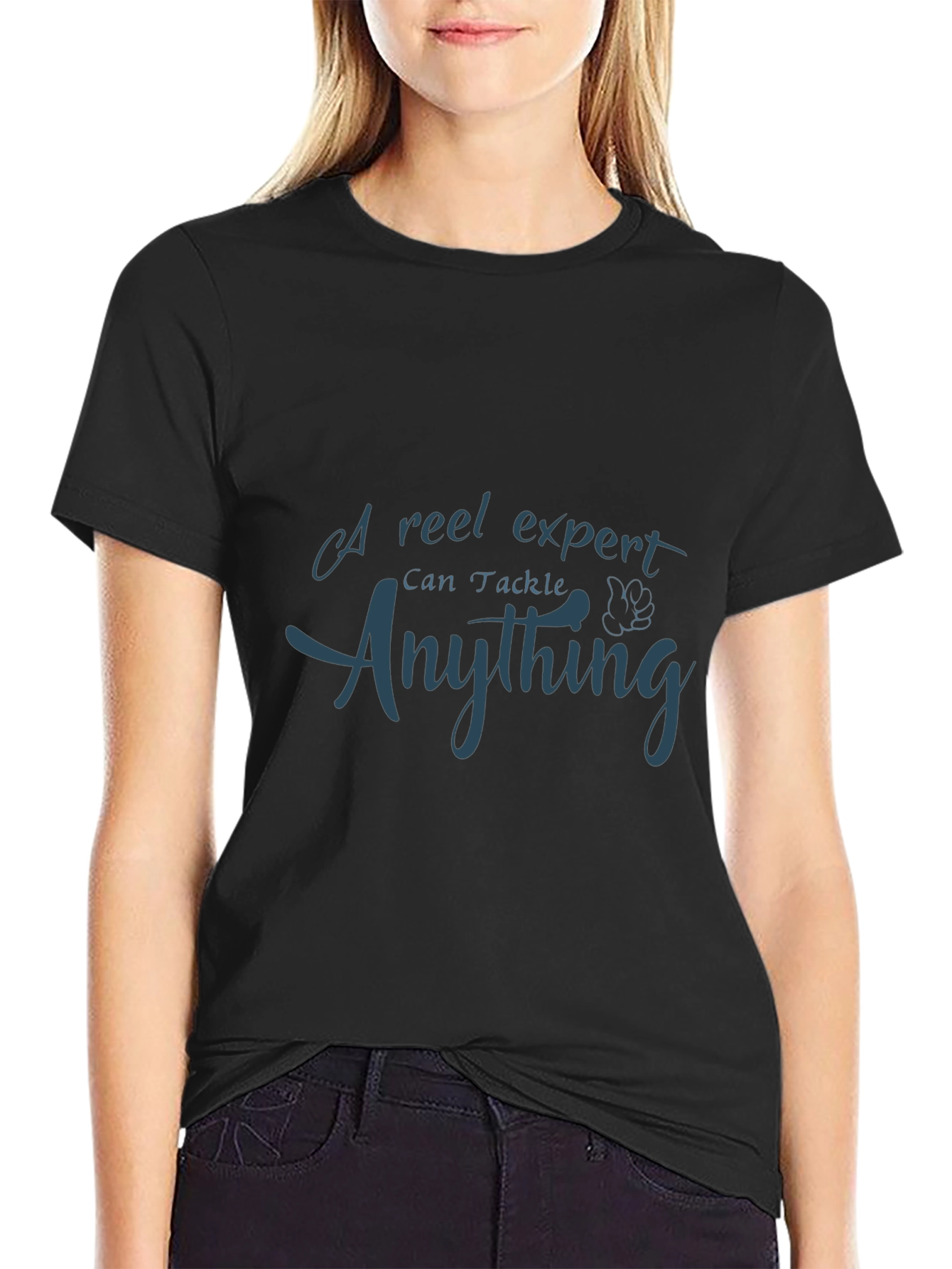 Expert Angler Tee - Reel Expert Can Tackle Anything