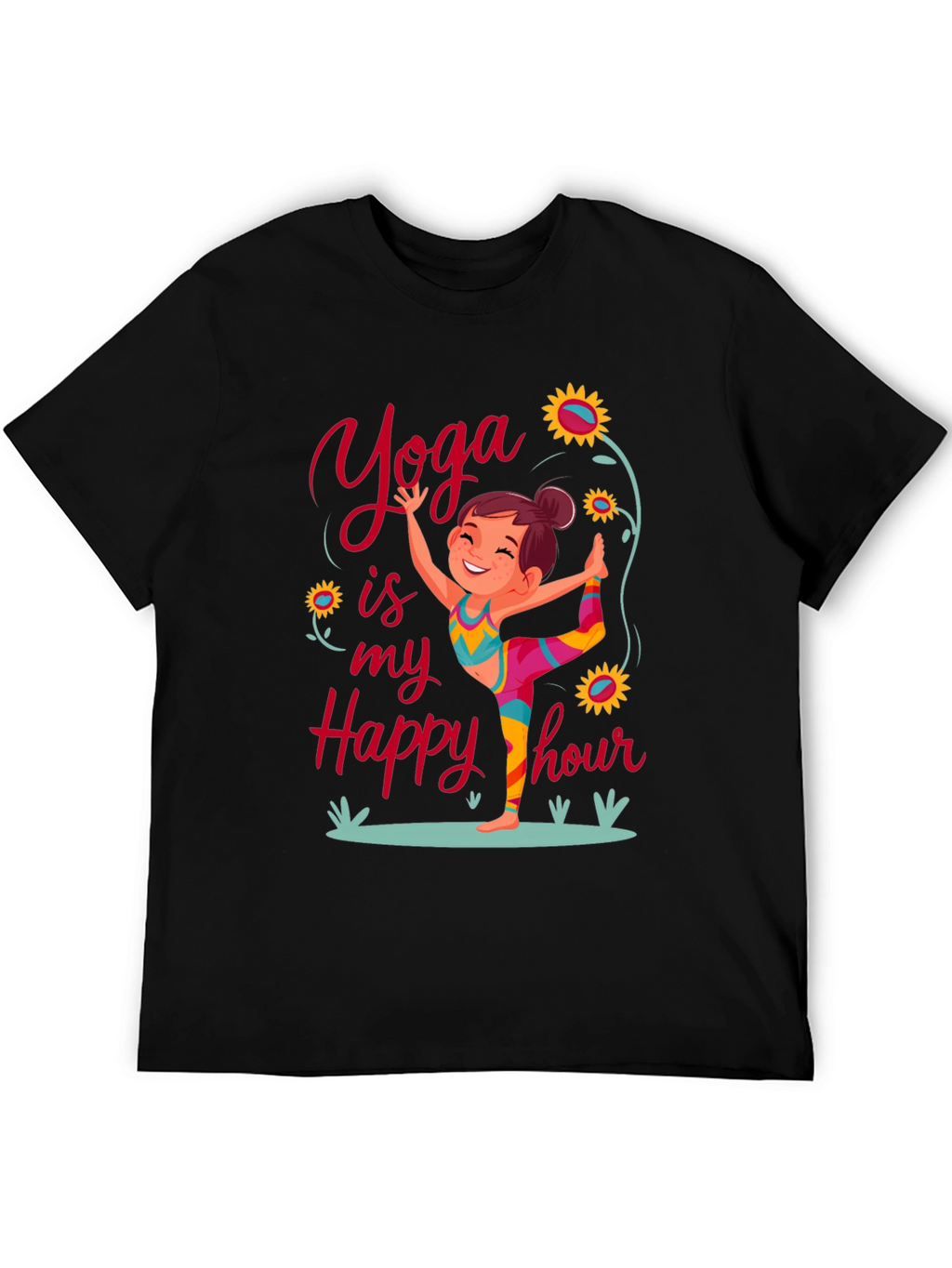 Yoga Happy Hour Graphic Tee