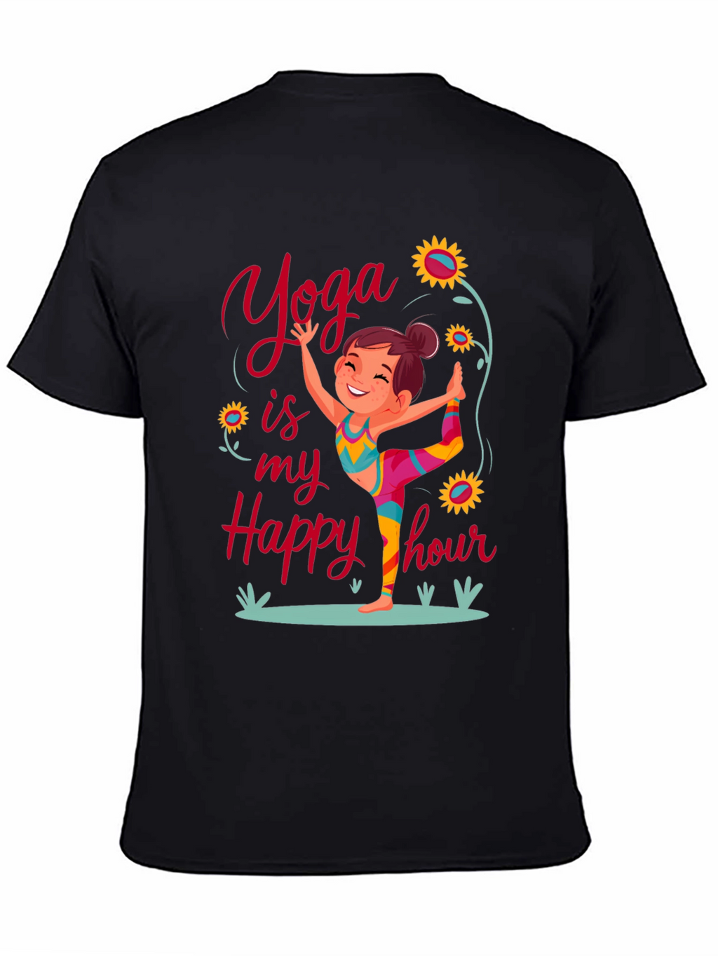 Yoga Happy Hour Graphic Tee