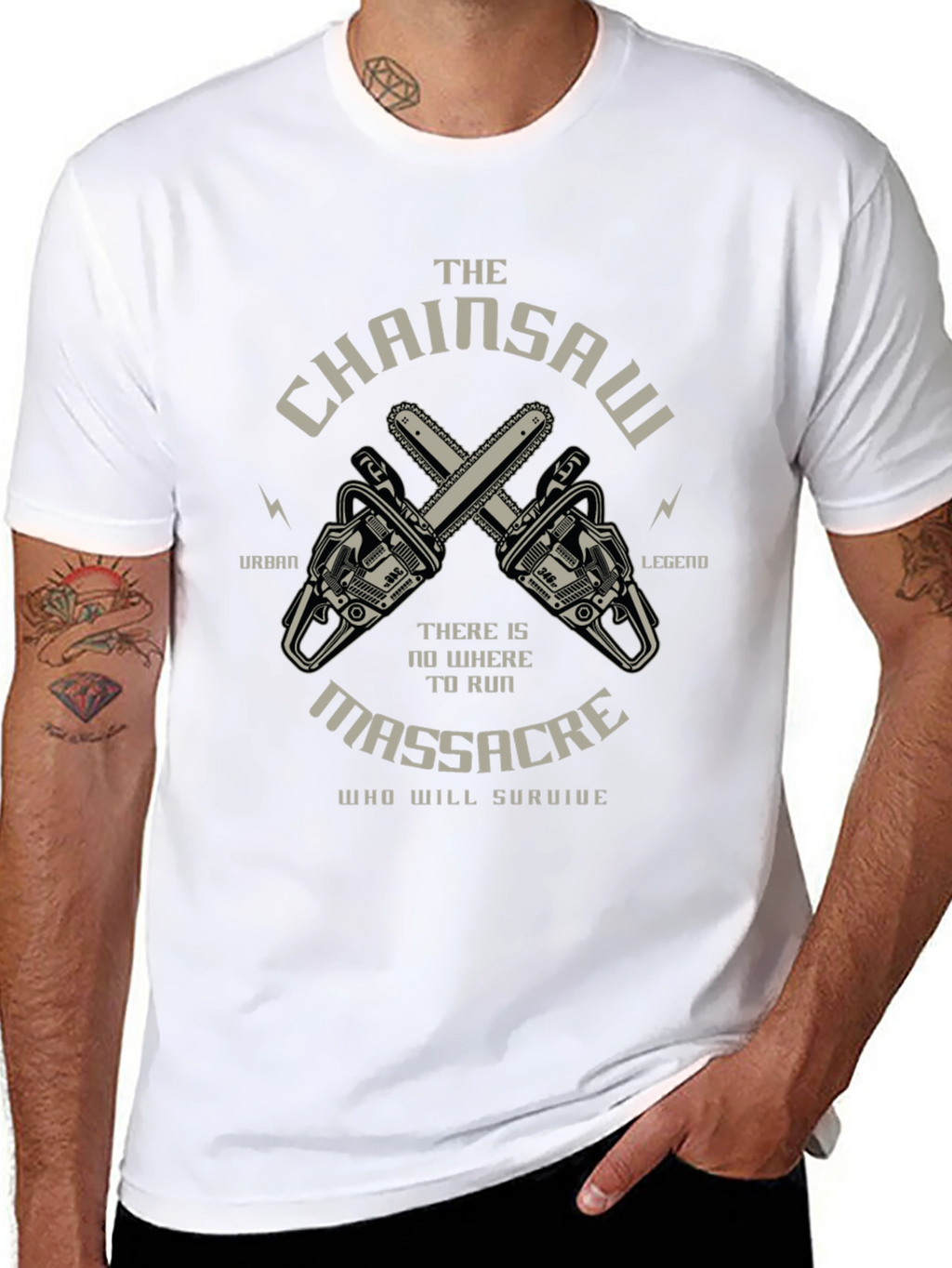 Chainsaw Massacre Graphic Tee - Urban Legend Shirt