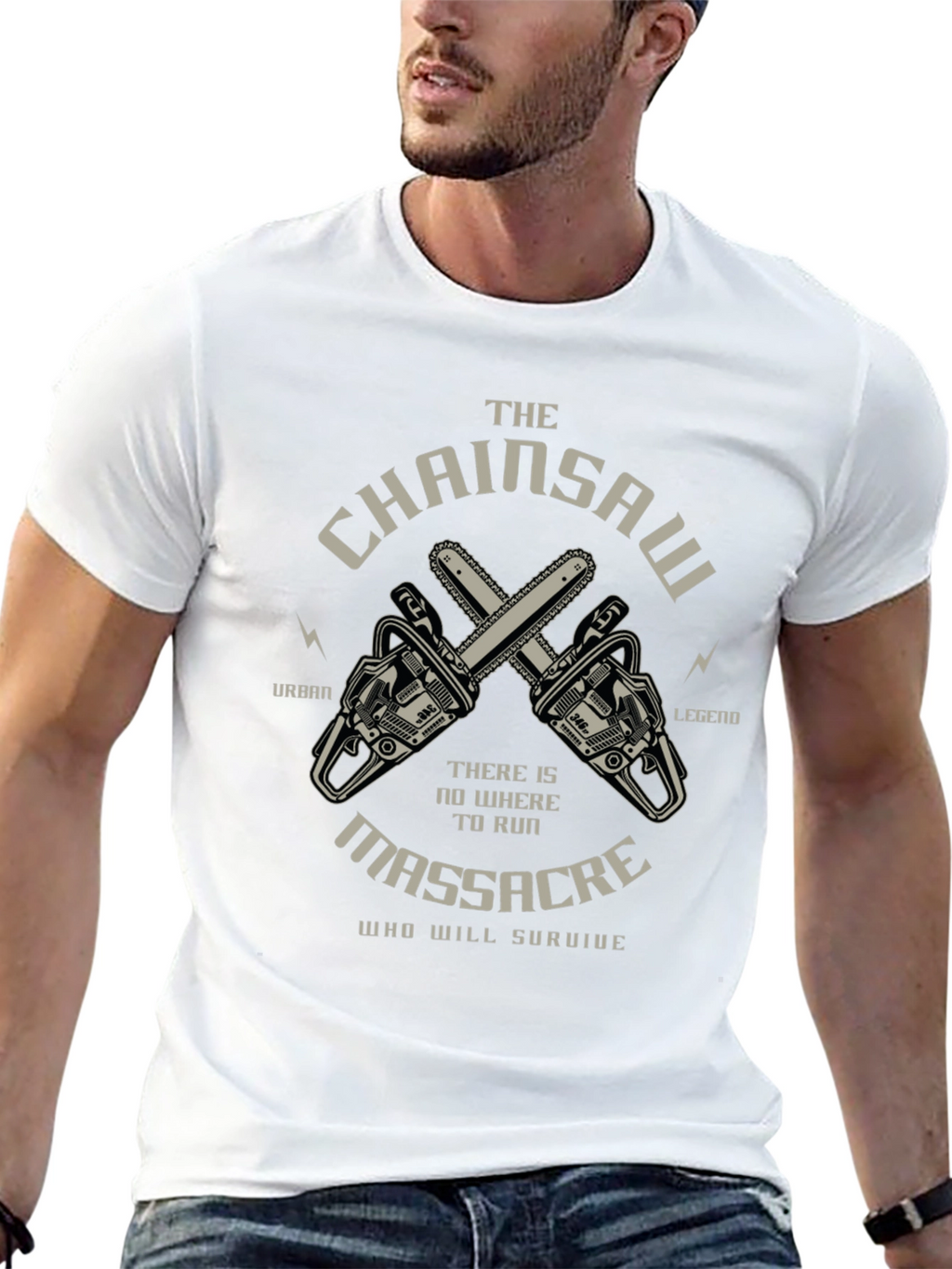 Chainsaw Massacre Graphic Tee - Urban Legend Shirt