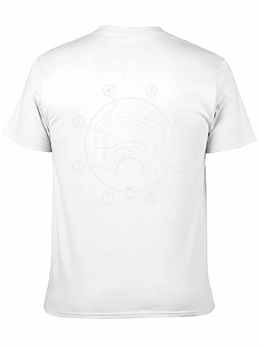 6L6 Vacuum Tube Diagram Graphic T-Shirt