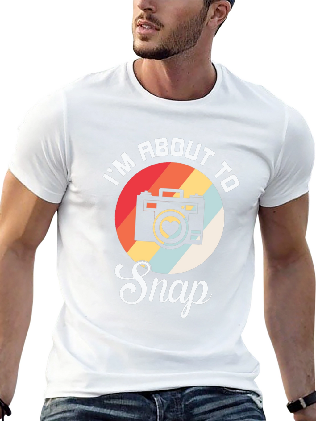 Retro Camera T-Shirt - Im About To Snap