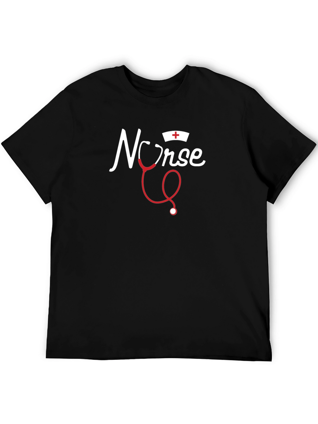 Nurse T-Shirt - Stethoscope Design Medical Apparel