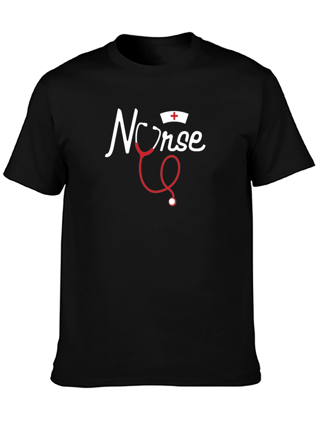 Nurse T-Shirt - Stethoscope Design Medical Apparel