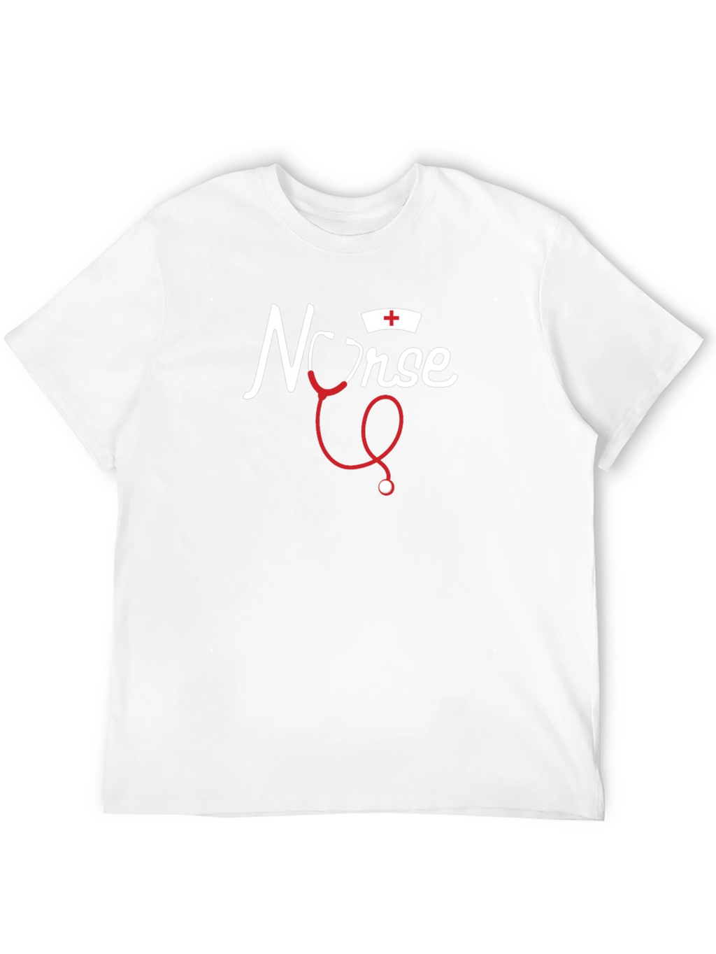 Nurse T-Shirt - Stethoscope Design Medical Apparel