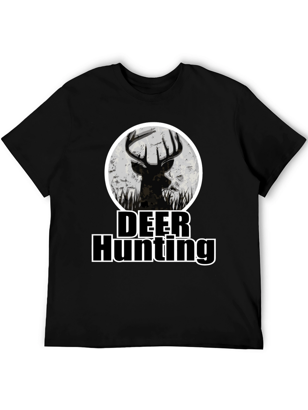 Deer Hunting Graphic Print T-Shirt