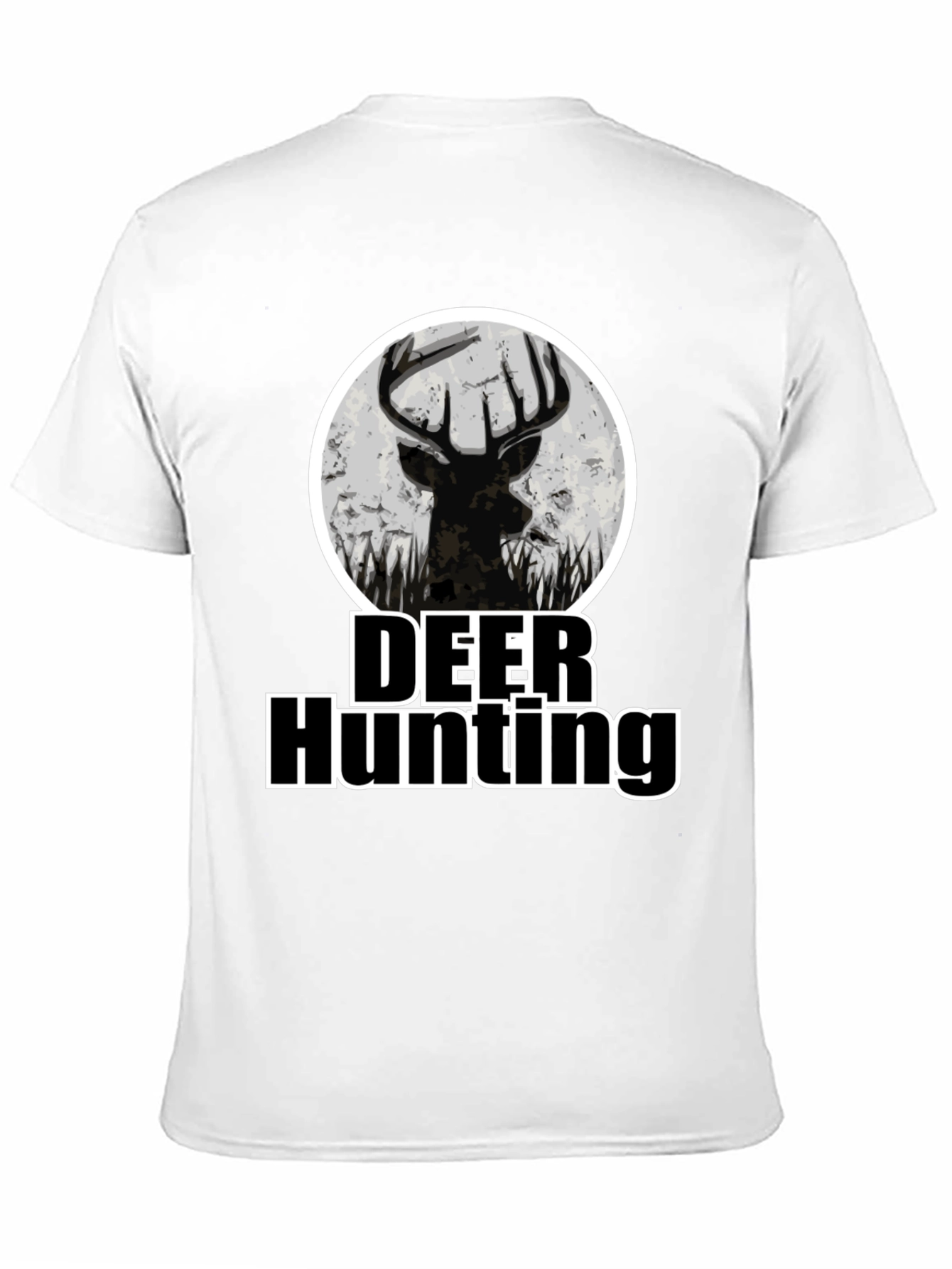 Deer Hunting Graphic Print T-Shirt