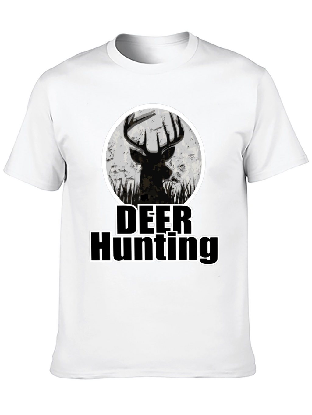 Deer Hunting Graphic Print T-Shirt