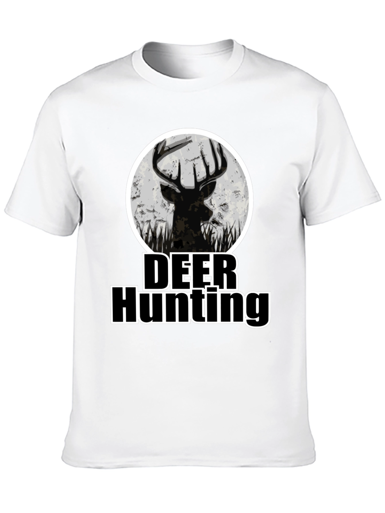 Deer Hunting Graphic Print T-Shirt