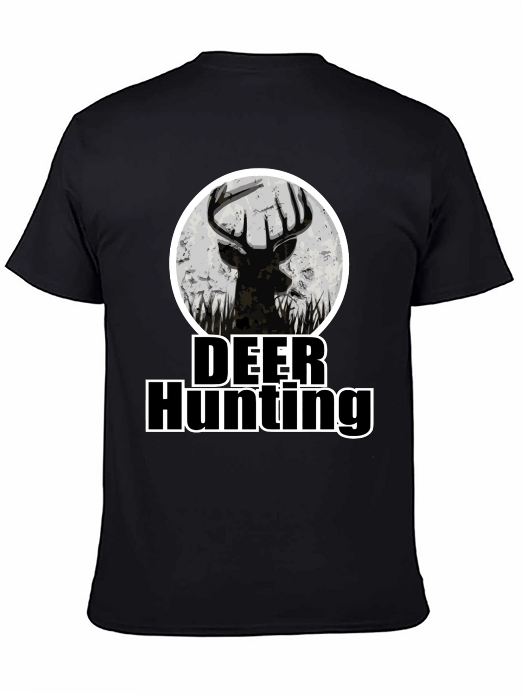 Deer Hunting Graphic Print T-Shirt