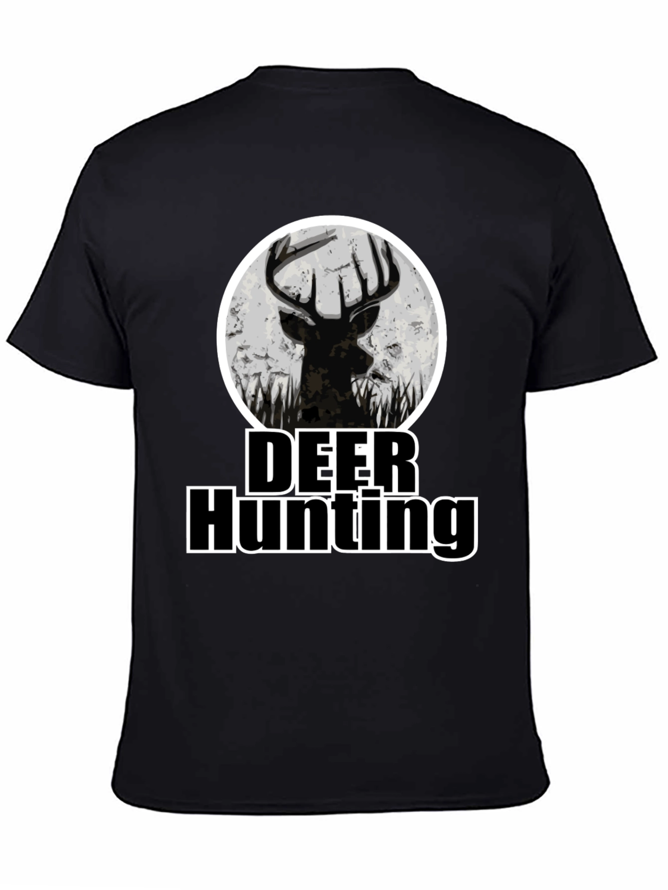 Deer Hunting Graphic Print T-Shirt