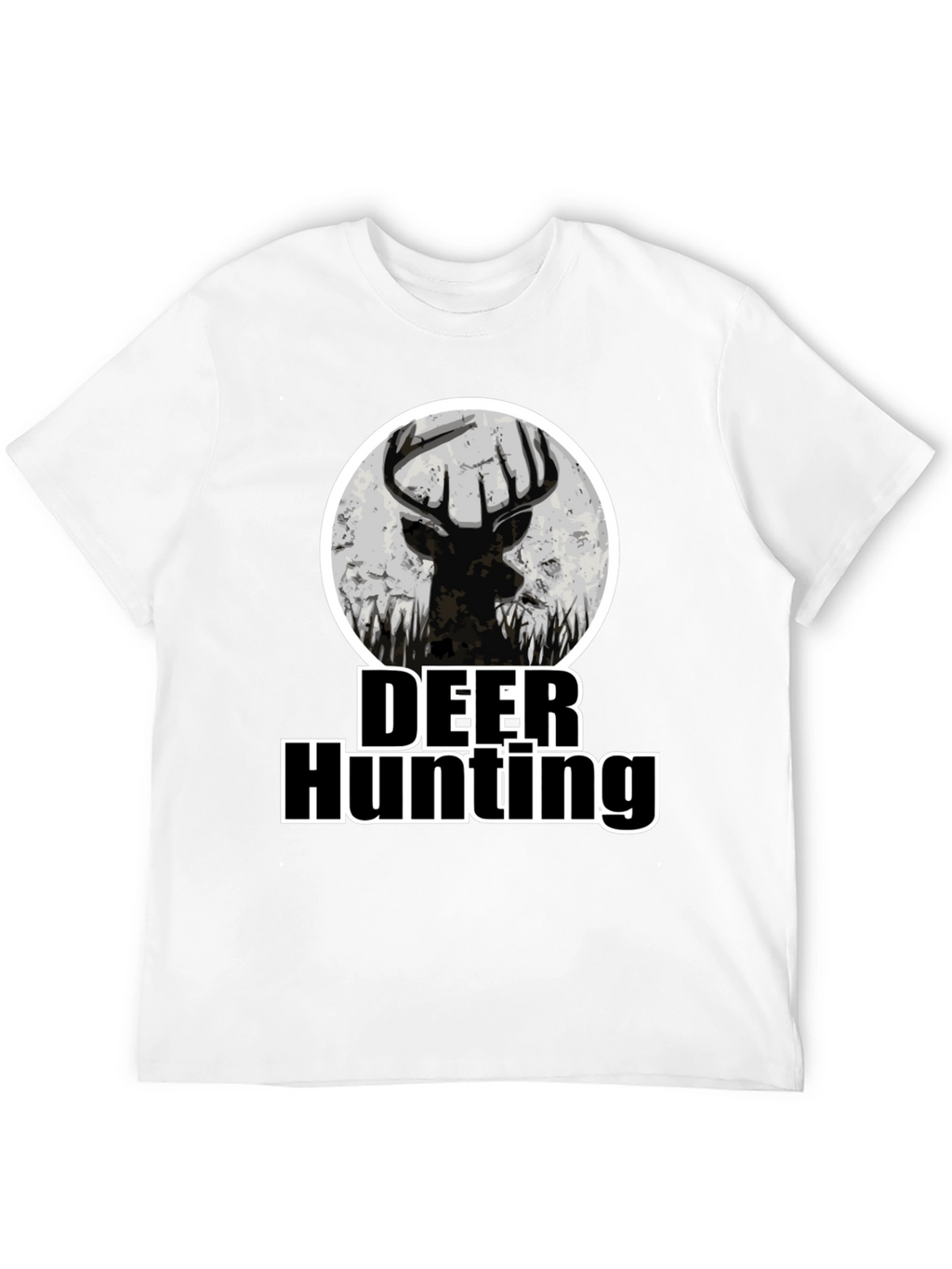 Deer Hunting Graphic Print T-Shirt