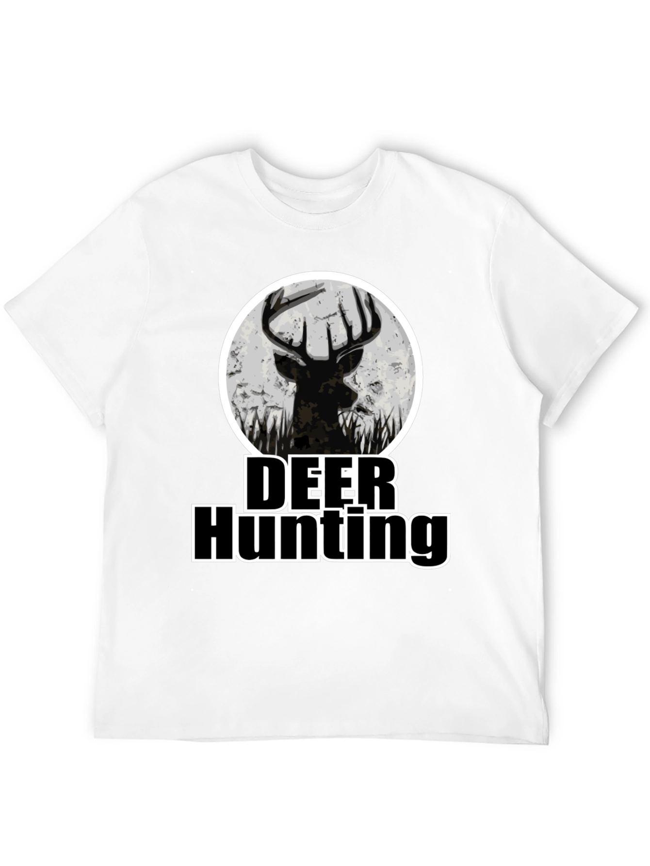 Deer Hunting Graphic Print T-Shirt