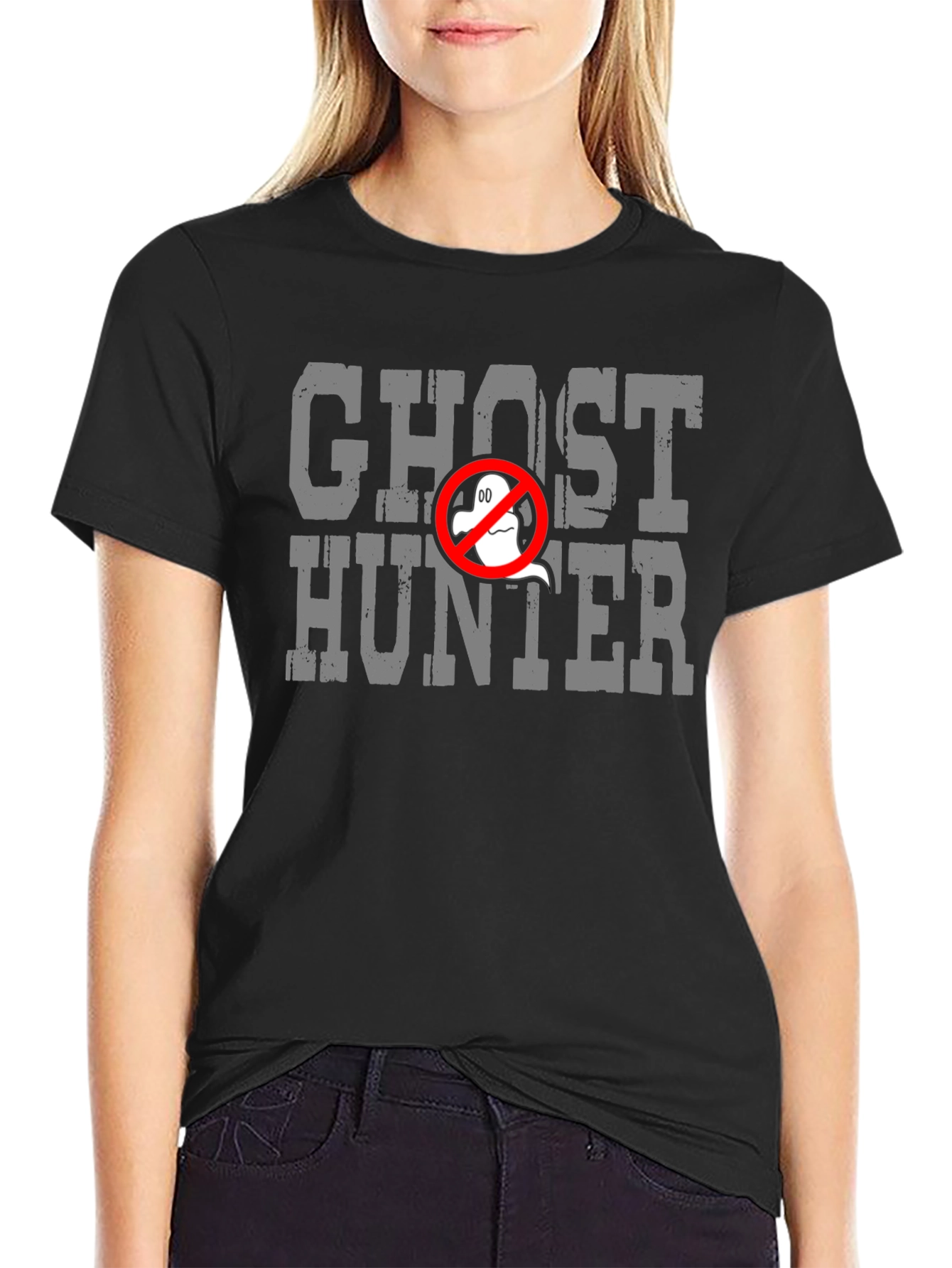 Ghost Hunter Novelty Graphic T-Shirt