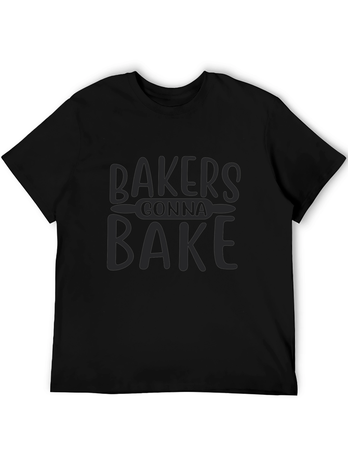 Bakers Gonna Bake Black Crewneck T-Shirt