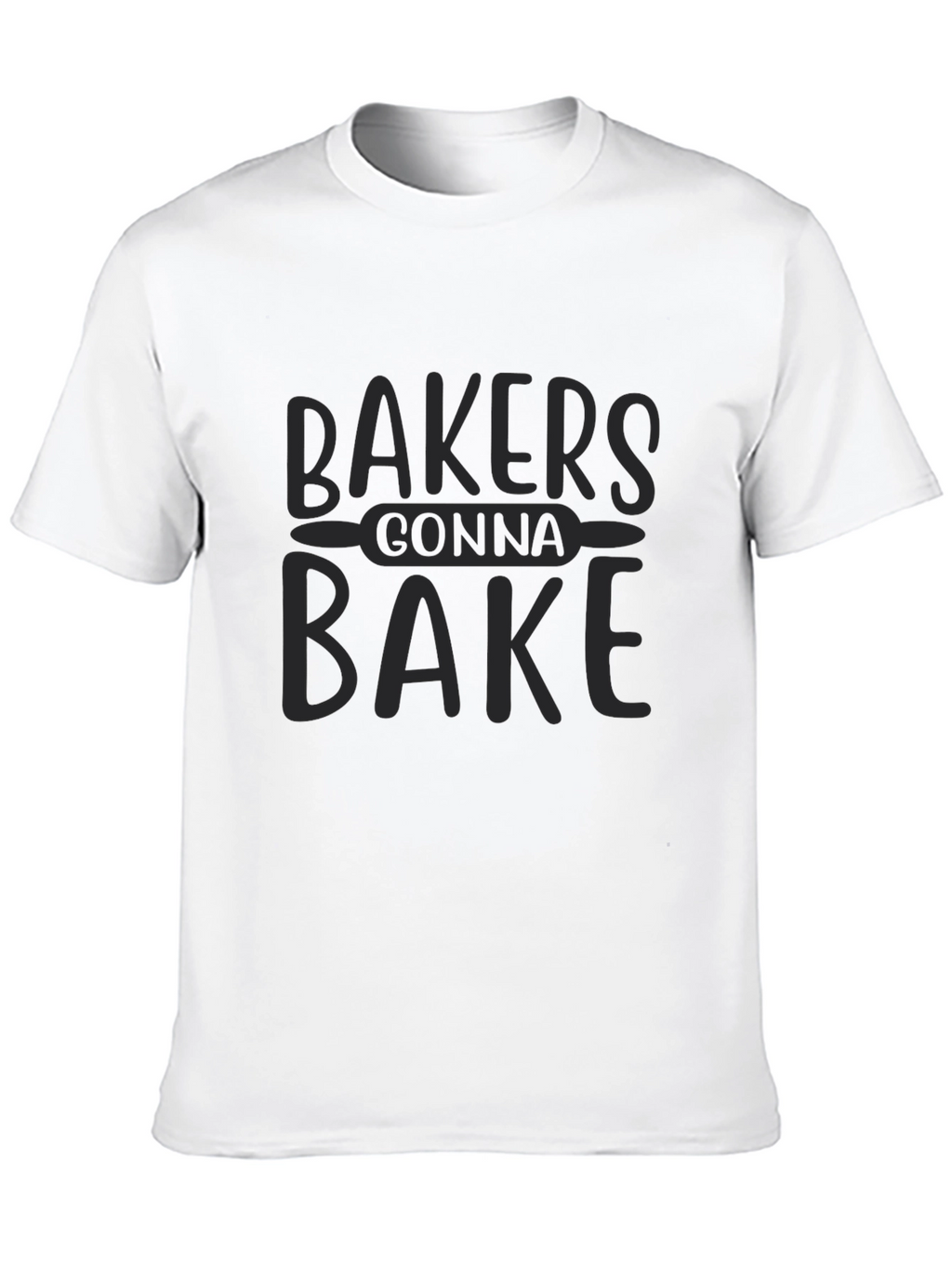 Bakers Gonna Bake Black Crewneck T-Shirt
