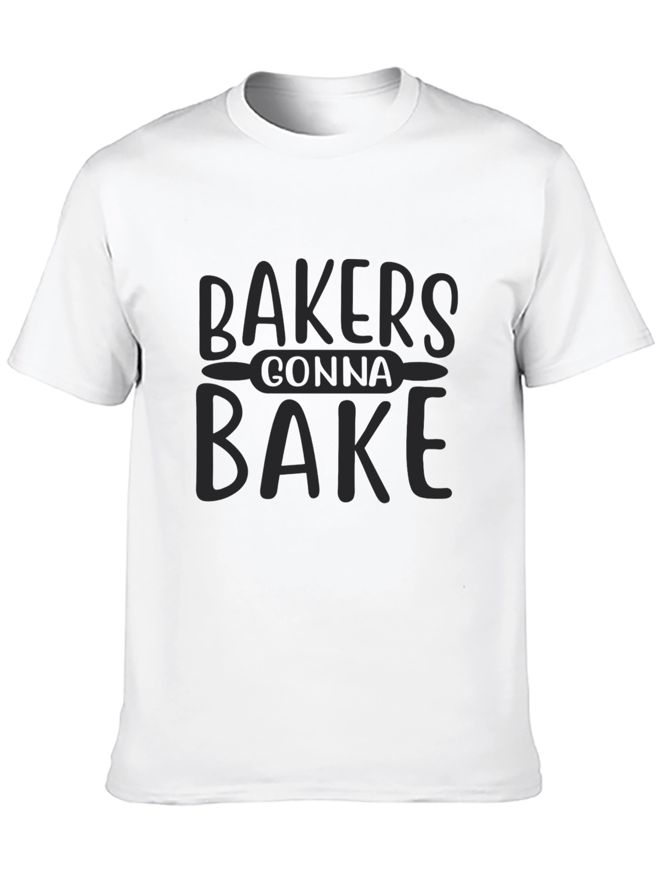 Bakers Gonna Bake Black Crewneck T-Shirt