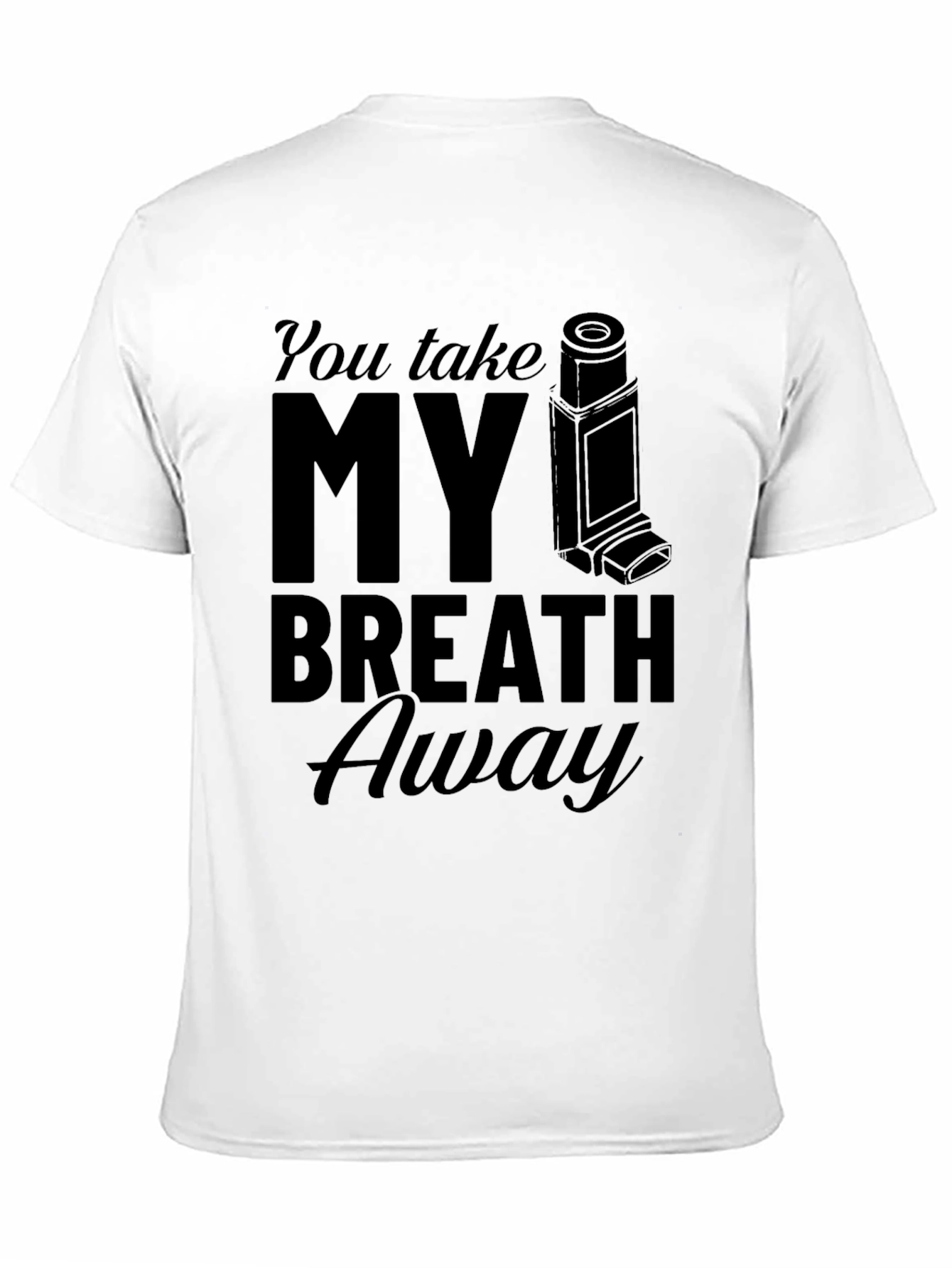Breath Away Inhaler Graphic T-Shirt
