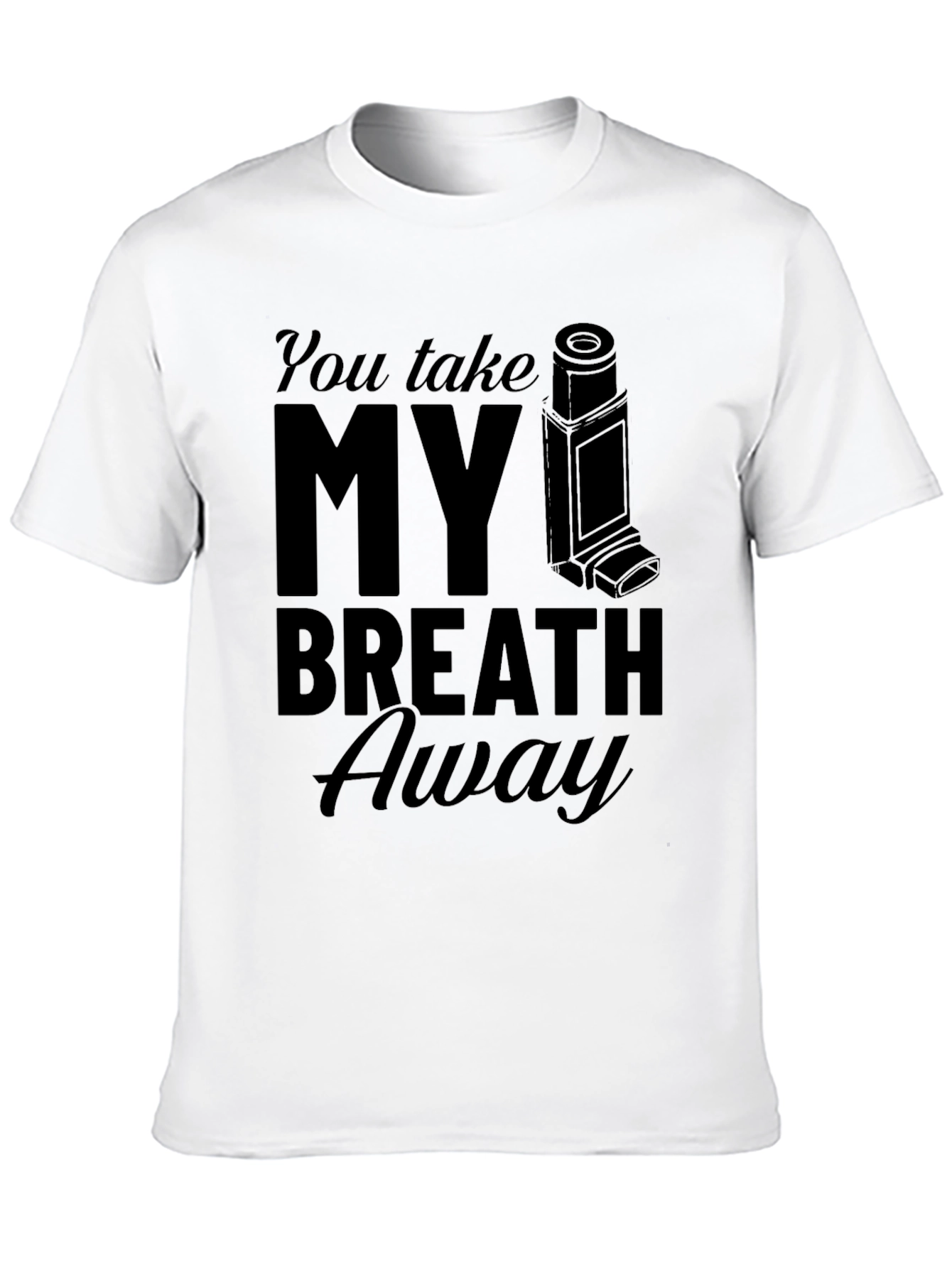 Breath Away Inhaler Graphic T-Shirt