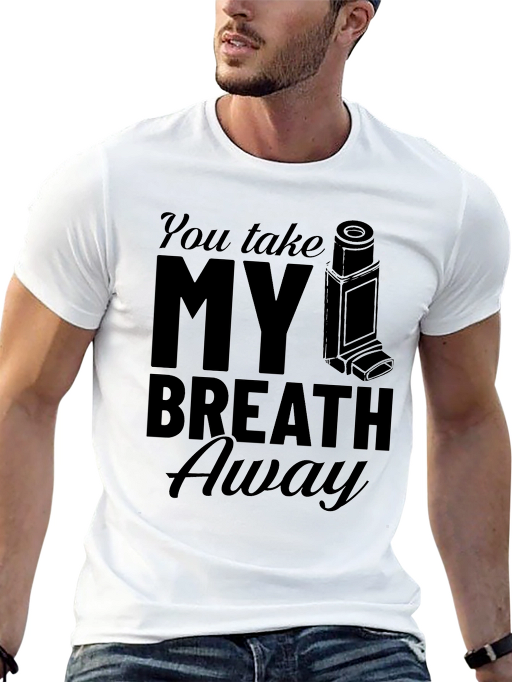Breath Away Inhaler Graphic T-Shirt