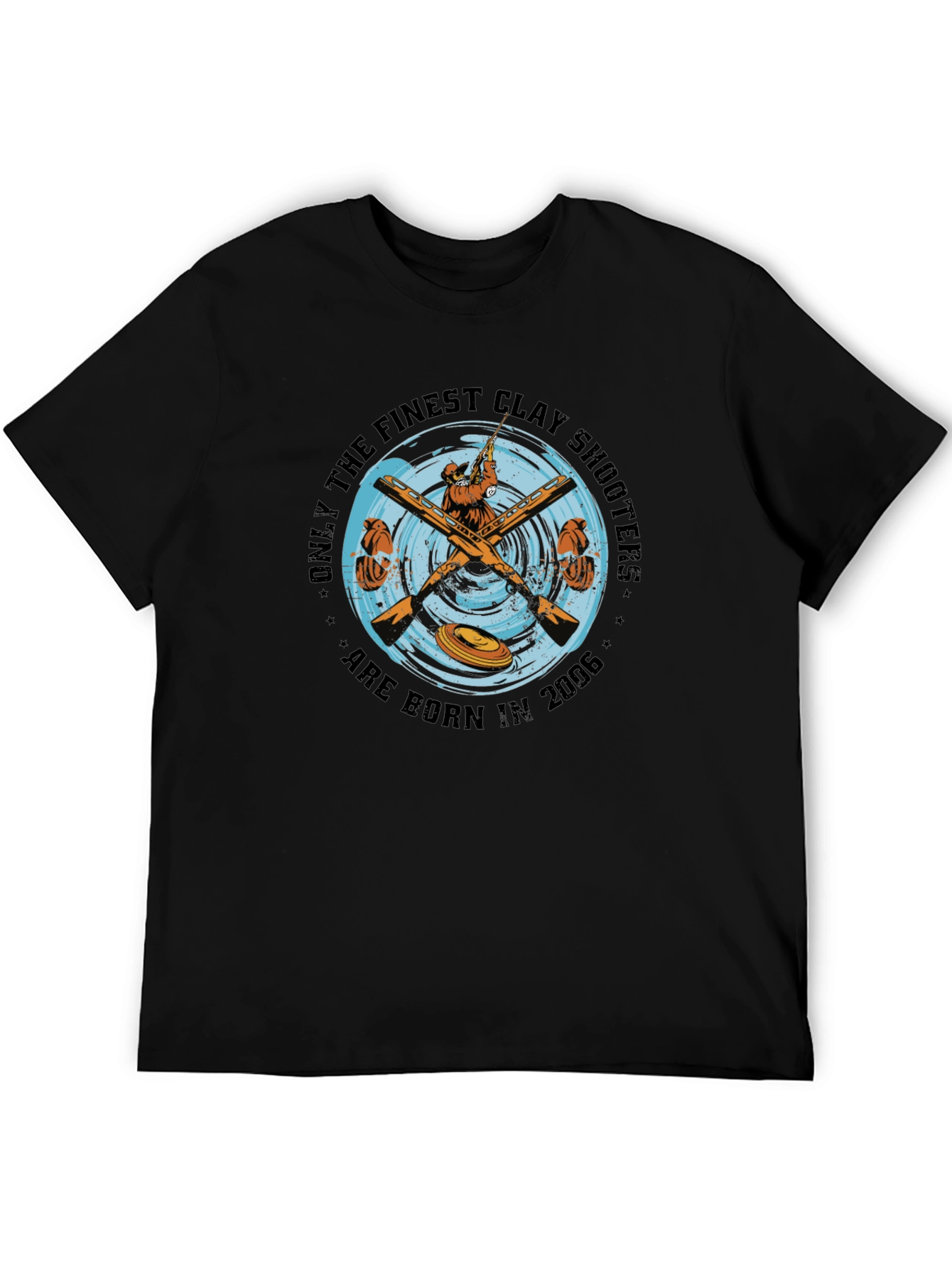 Finest Clay Shooters Born in 2006 - Black T-Shirt