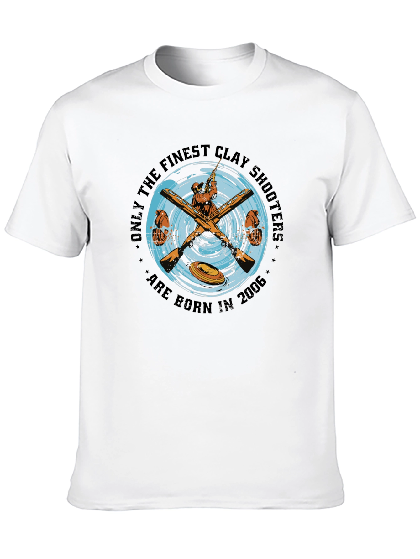 Finest Clay Shooters Born in 2006 - Black T-Shirt