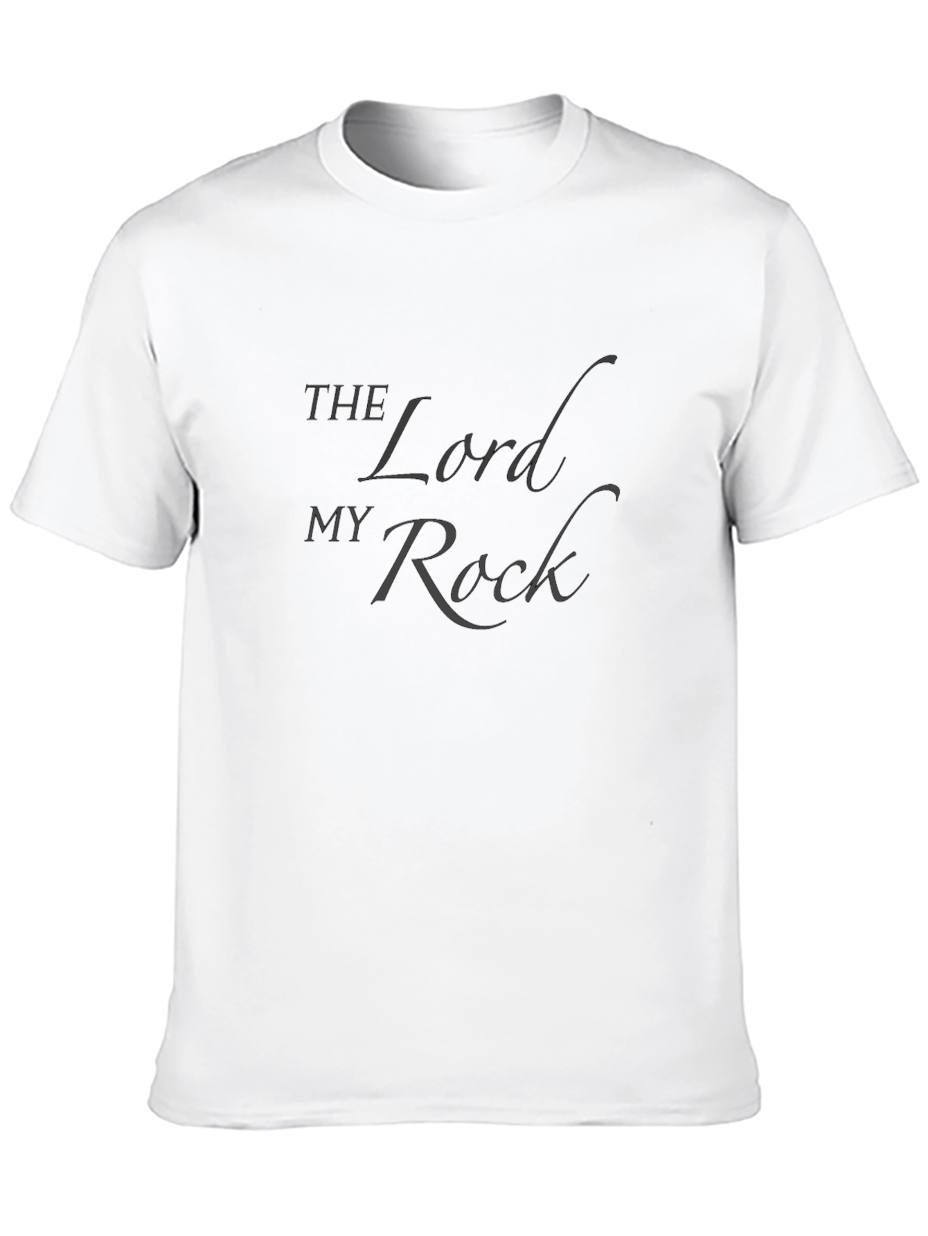 The Lord My Rock Graphic T-Shirt - Christian Apparel
