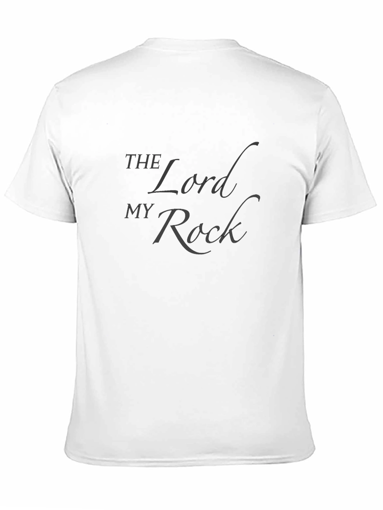 The Lord My Rock Graphic T-Shirt - Christian Apparel