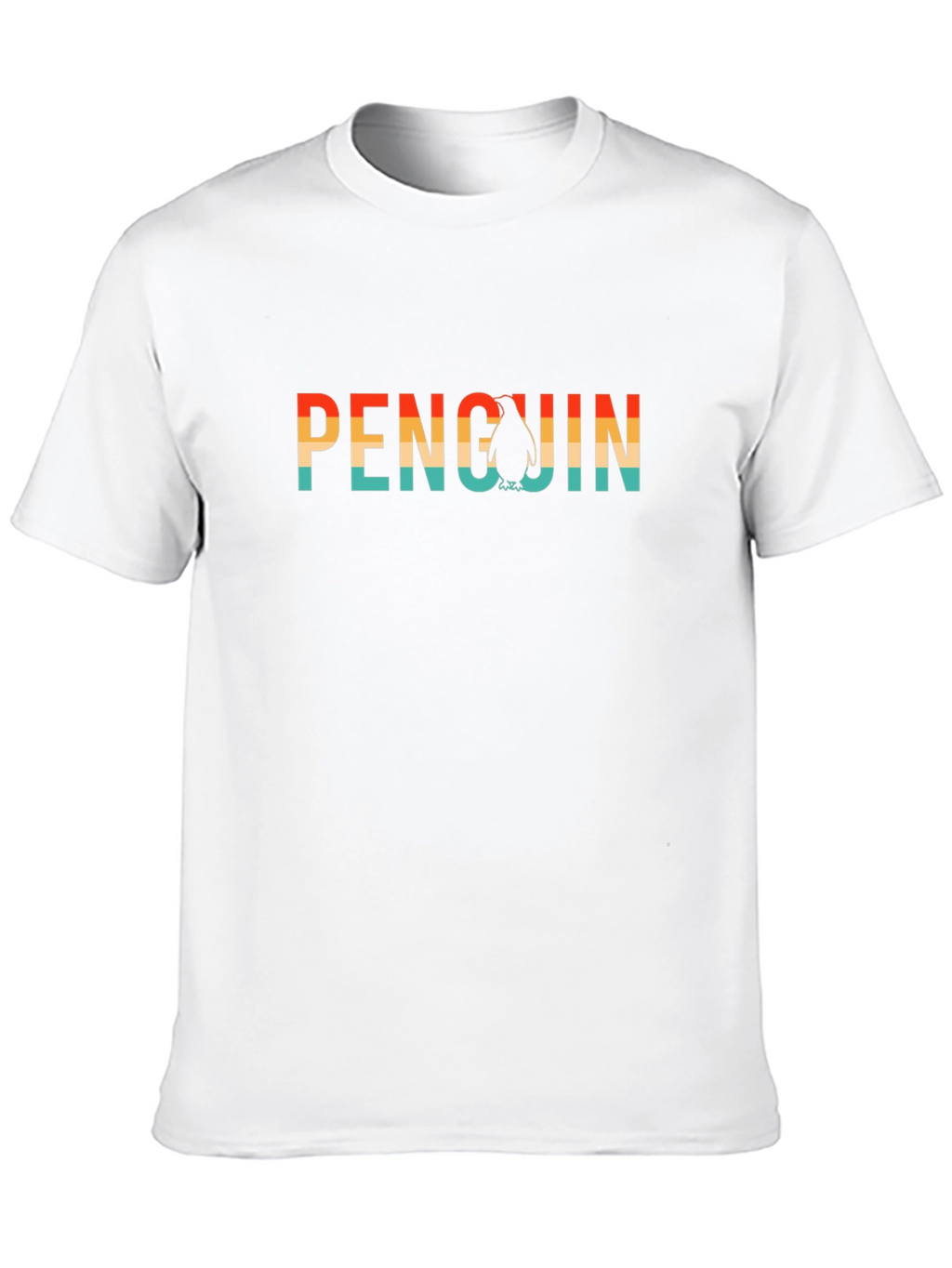 Retro Penguin Graphic Tee - Classic Style