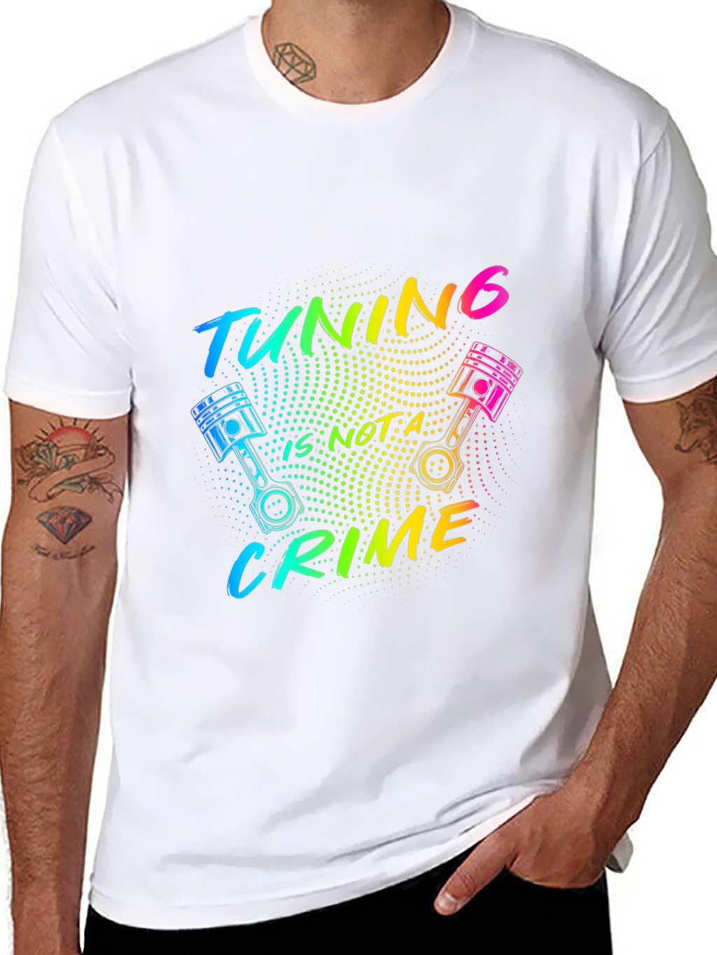 Tuning Is Not A Crime Graphic Tee