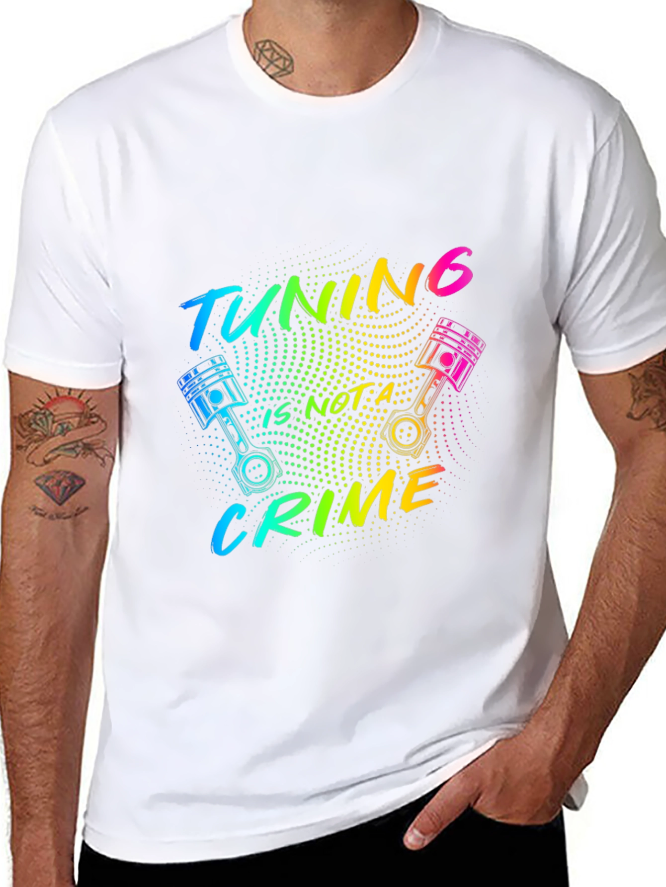 Tuning Is Not A Crime Graphic Tee