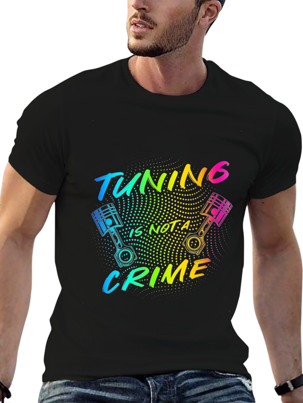 Tuning Is Not A Crime Graphic Tee