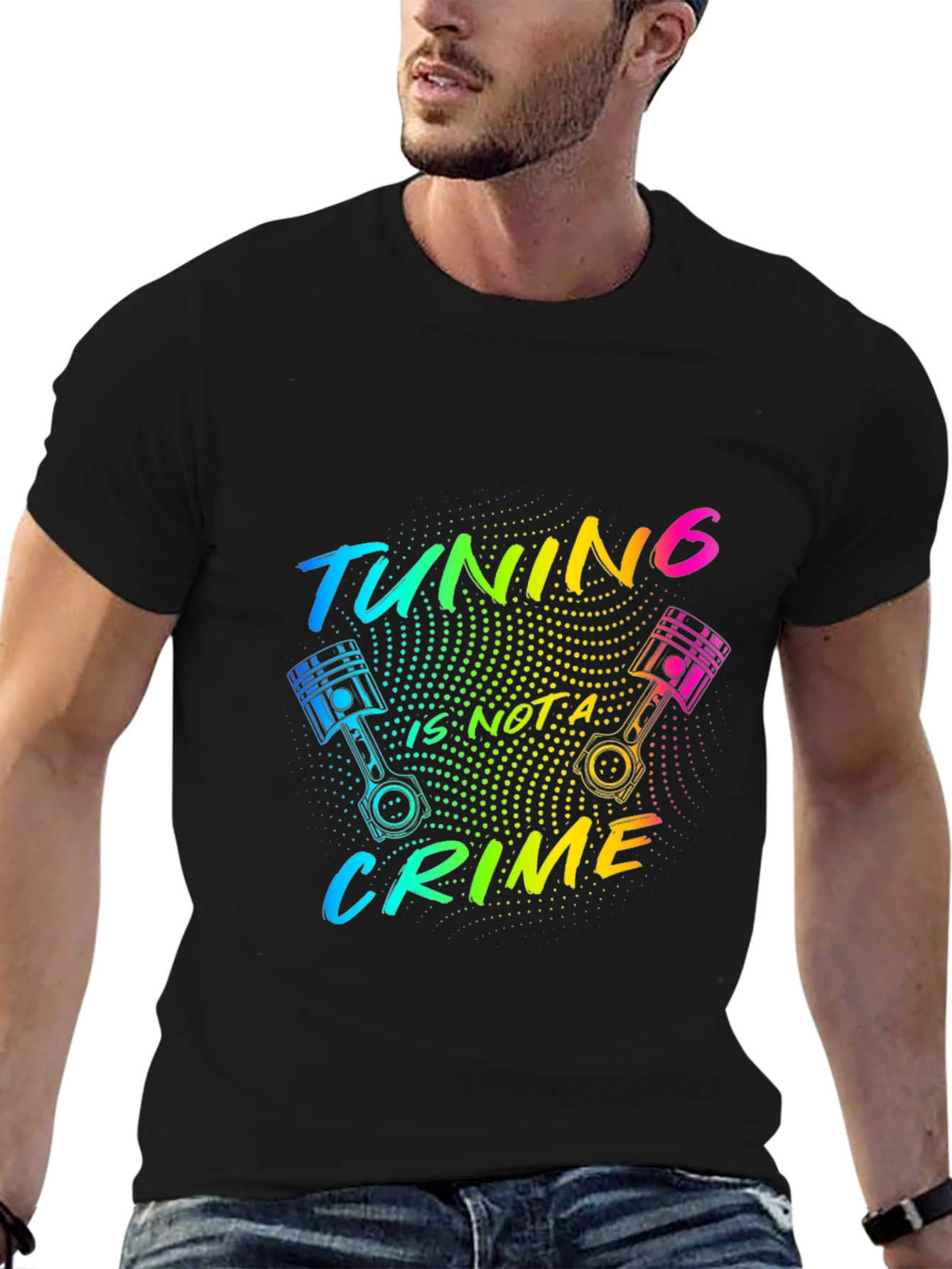 Tuning Is Not A Crime Graphic Tee