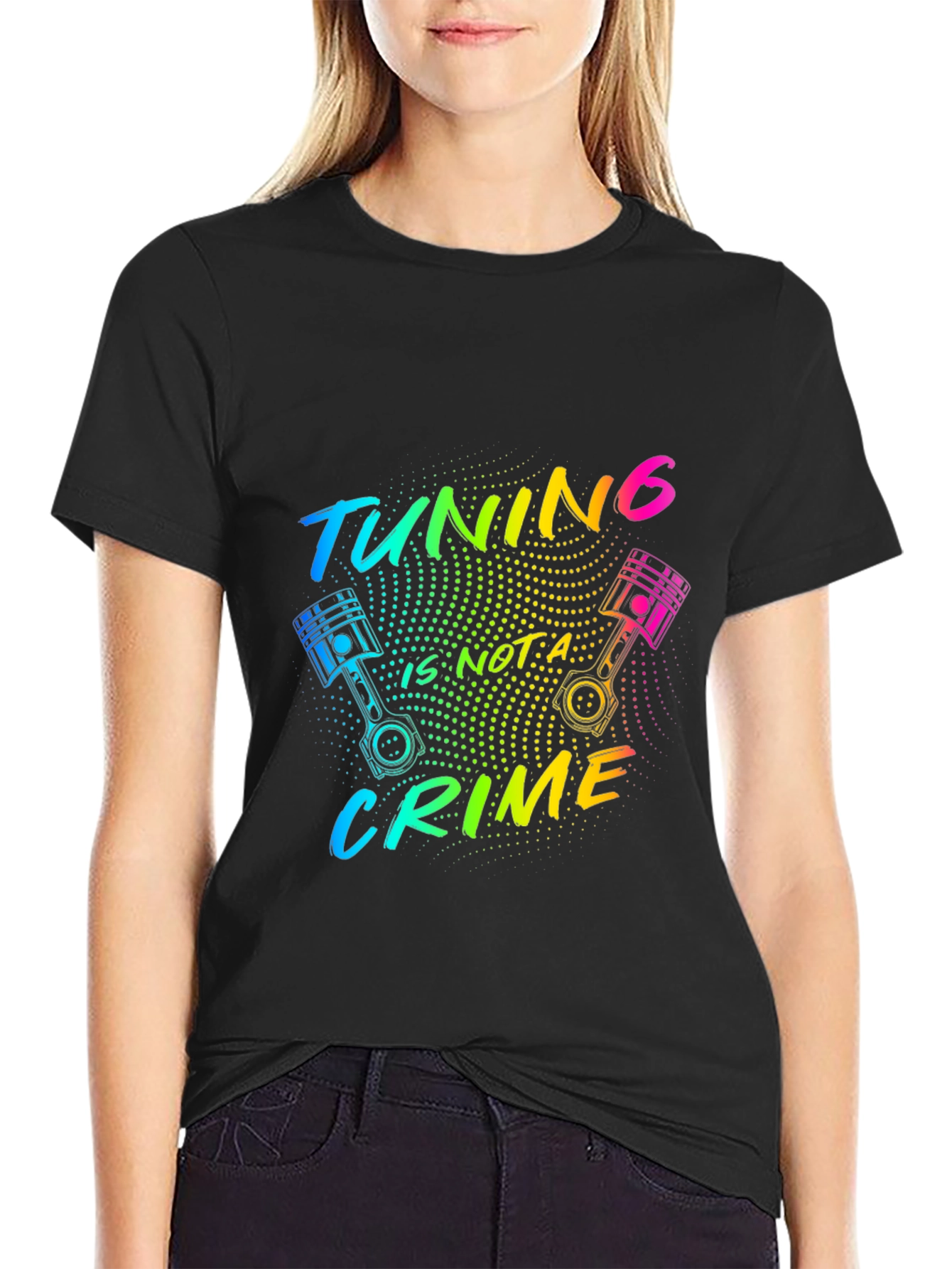 Tuning Is Not A Crime Graphic Tee