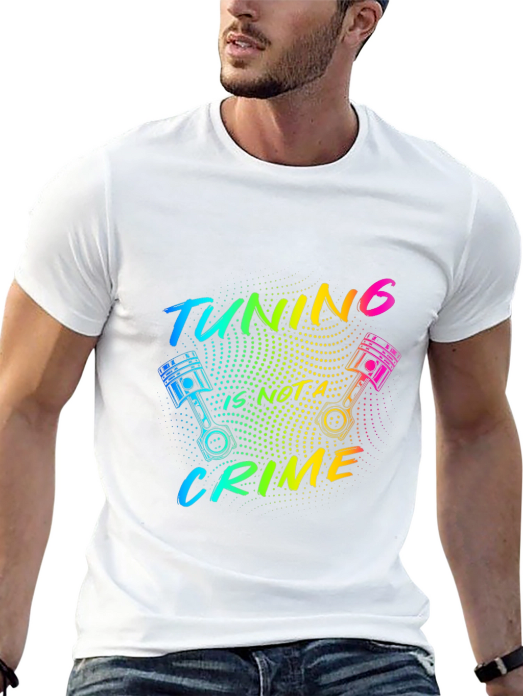 Tuning Is Not A Crime Graphic Tee