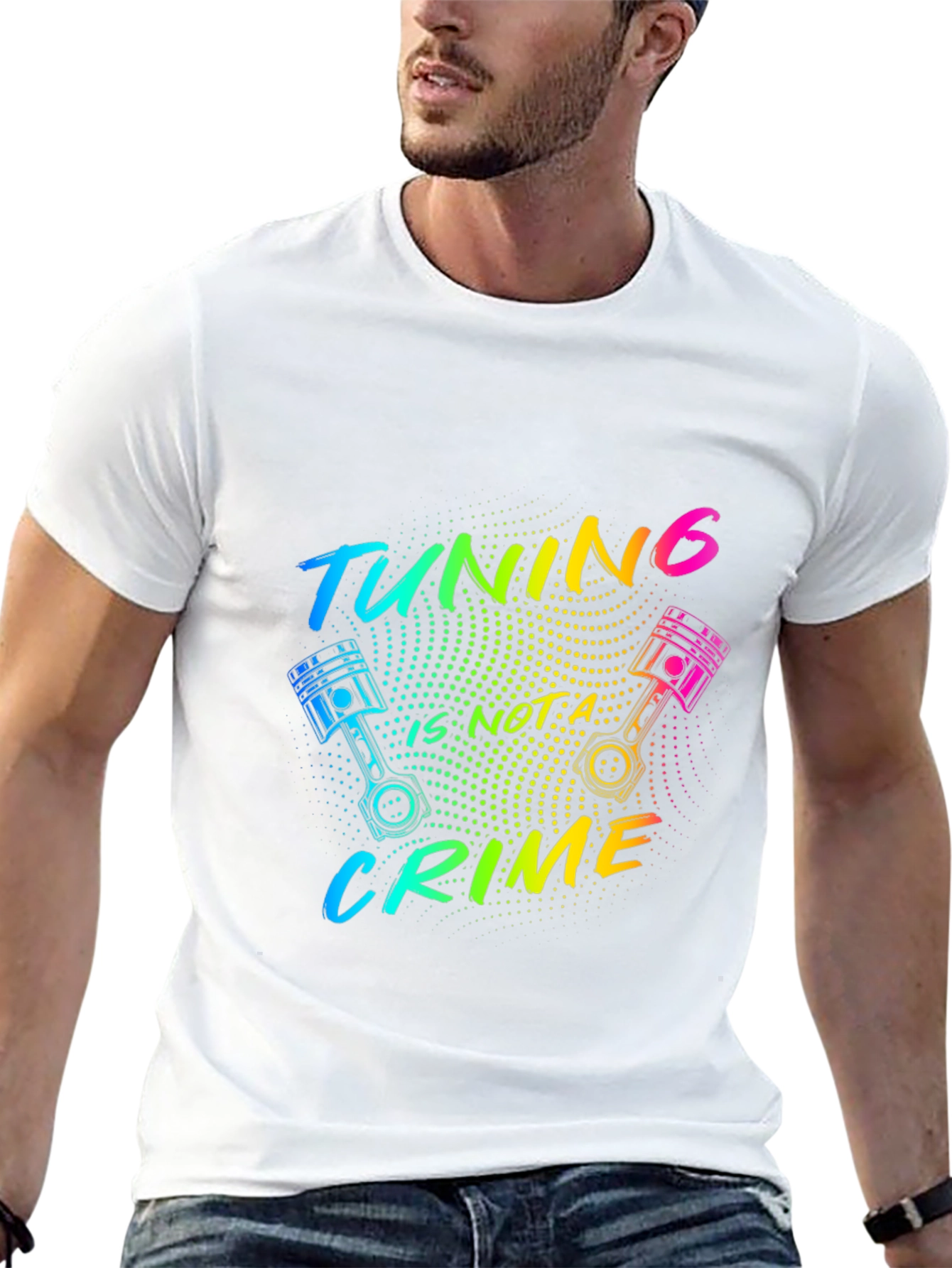 Tuning Is Not A Crime Graphic Tee