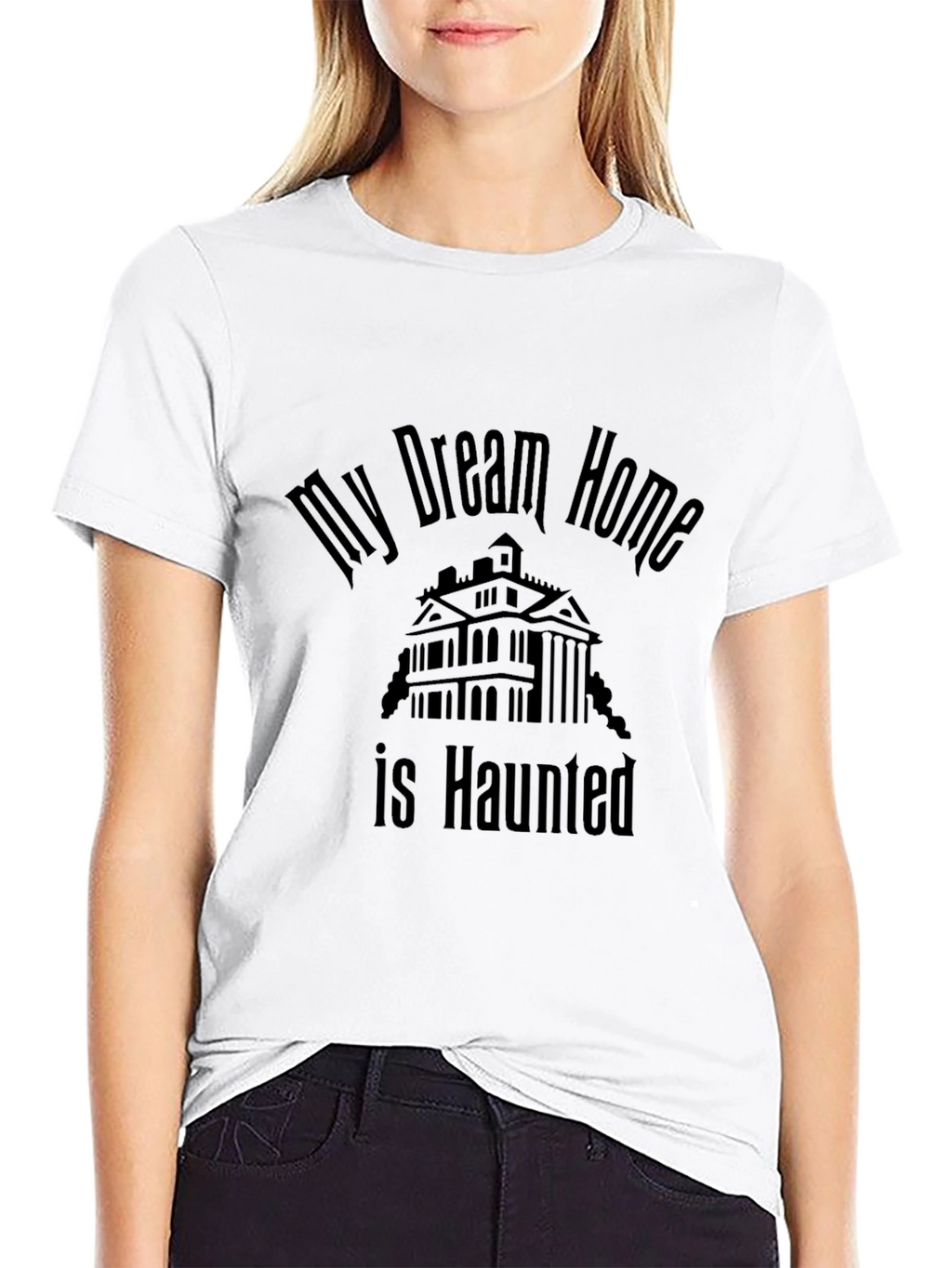 Haunted Home Graphic T-Shirt