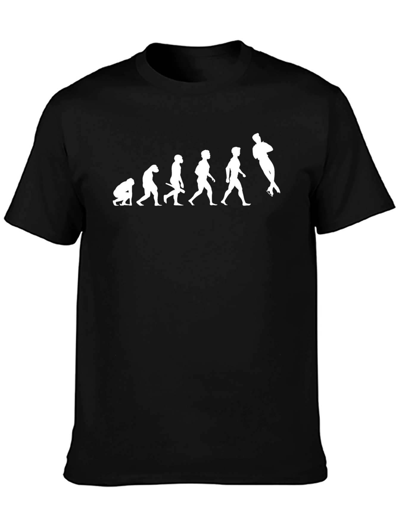 Evolution Rugby T-Shirt - Black Cotton Tee