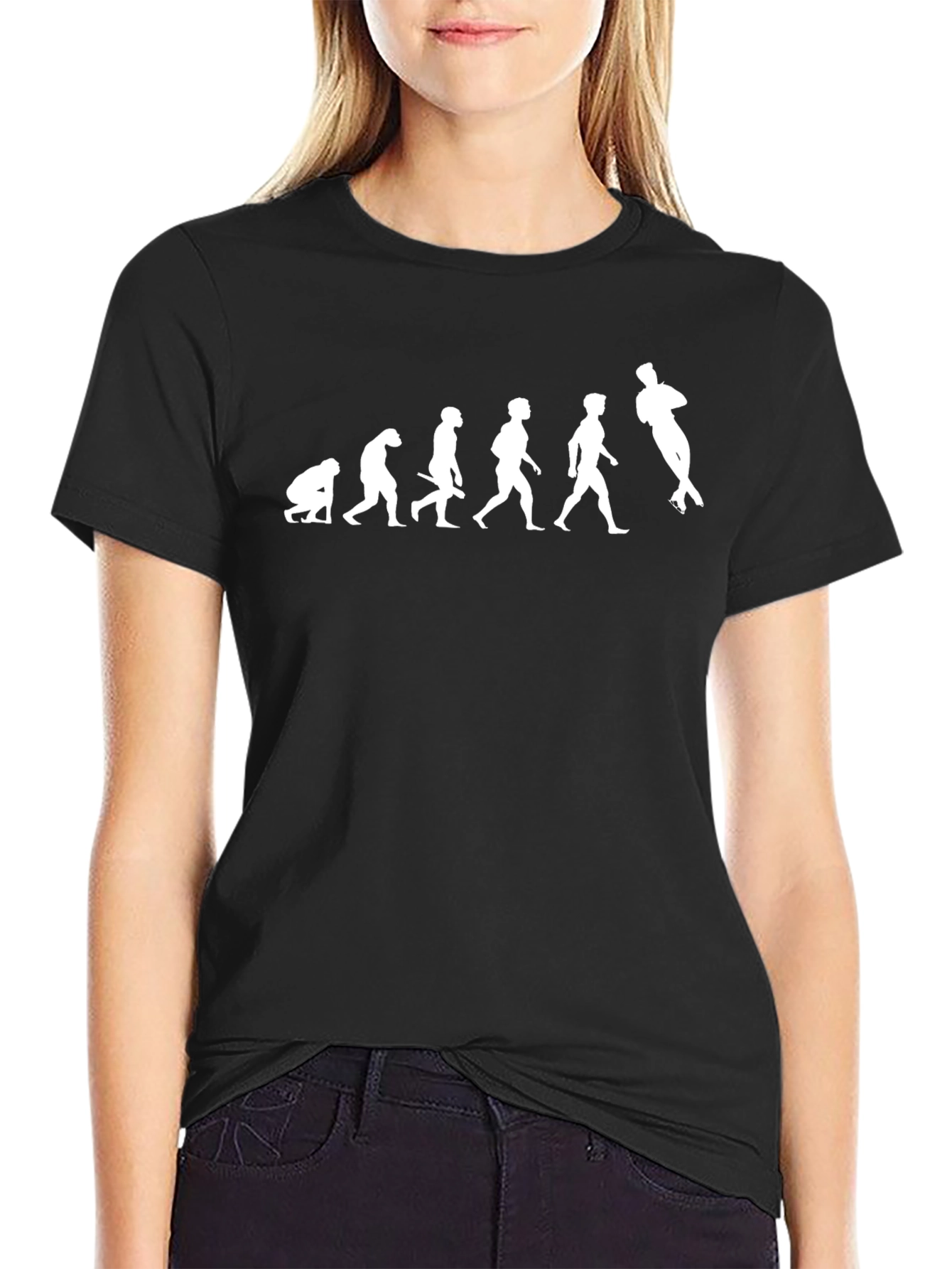 Evolution Rugby T-Shirt - Black Cotton Tee
