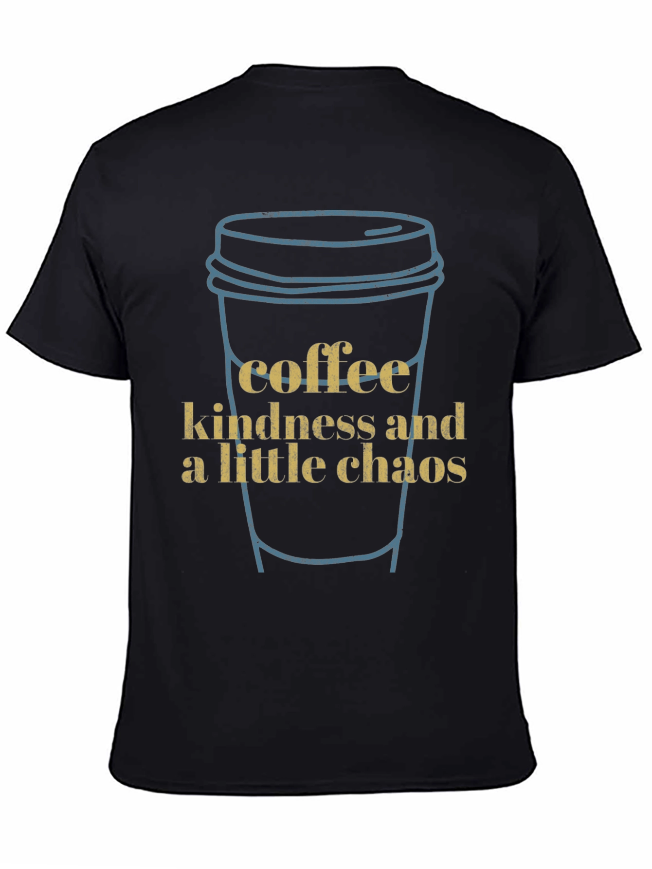 Coffee Kindness Chaos Graphic Tee