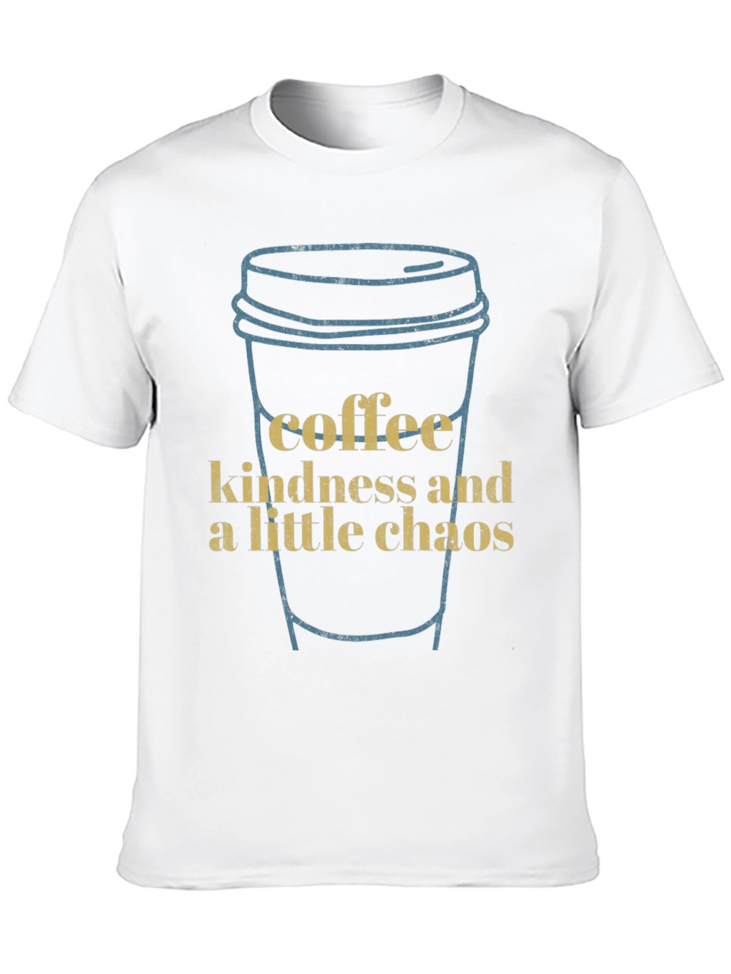 Coffee Kindness Chaos Graphic Tee